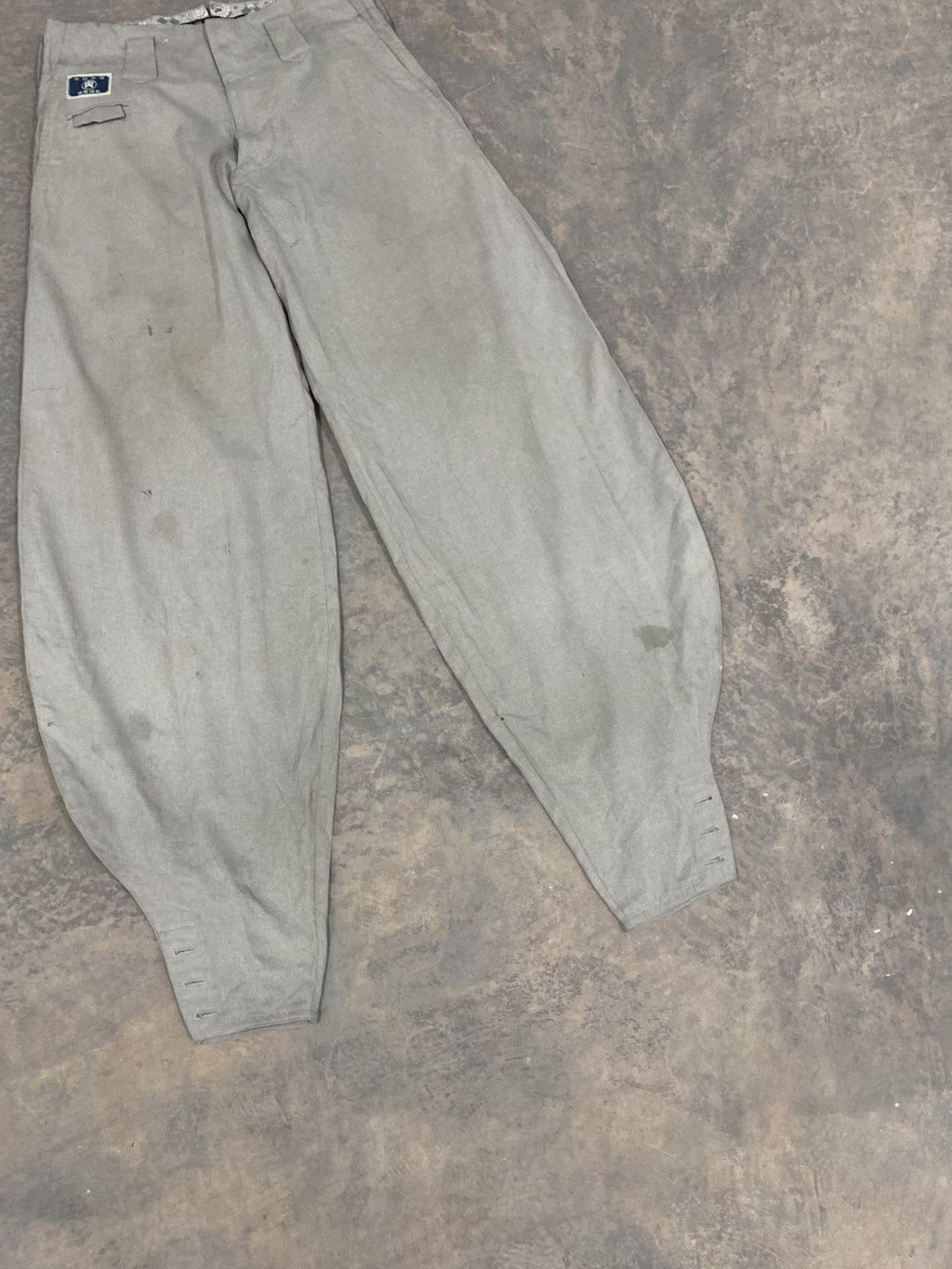 Issey Miyake × Japanese Brand TORAICHI BALLOON MILITARY PANTS ARMY LIKE ISSEY MIYAKE LGB Size US 29 - 2 Thumbnail