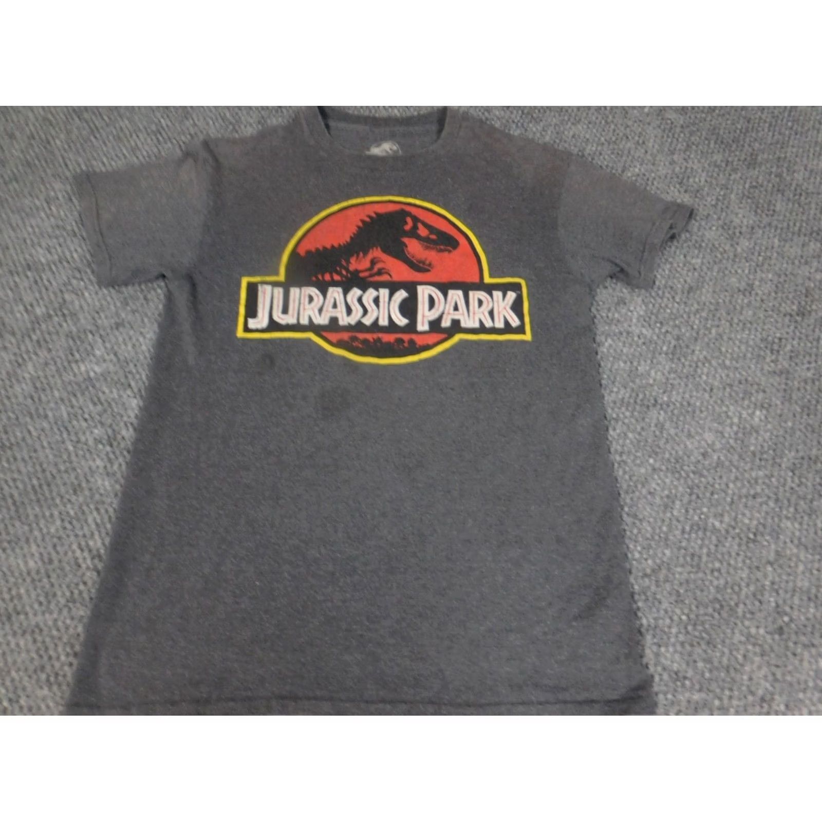 Vintage Jurassic Park Mens Shirt Small Gray Logo Movie Size US S / EU 44-46 / 1 - 3 Thumbnail
