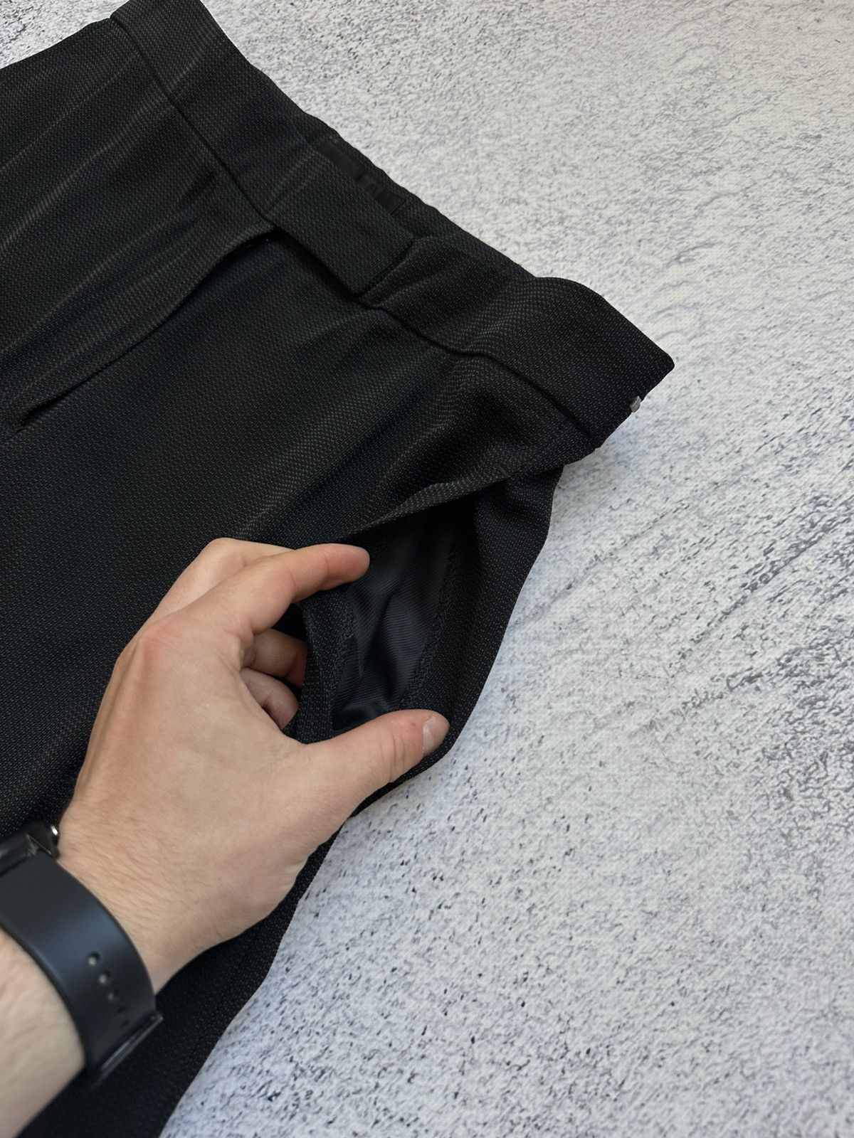 Ann Demeulemeester Ann Demeulemeester Archive Women’s Fluid Wool Pants 38 Size 26" / US 2 / IT 38 - 13 Thumbnail