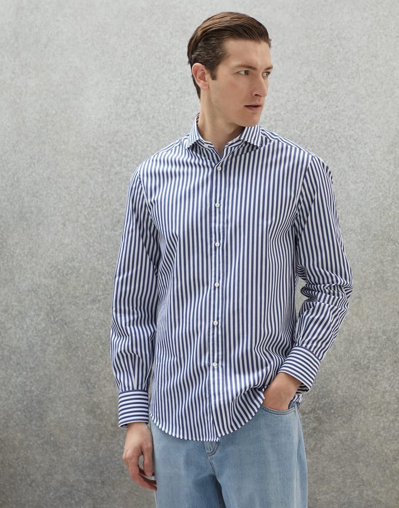 Brunello Cucinelli o1w1db10924 Shirt in Open White Size US XL / EU 56 / 4 - 1 Preview