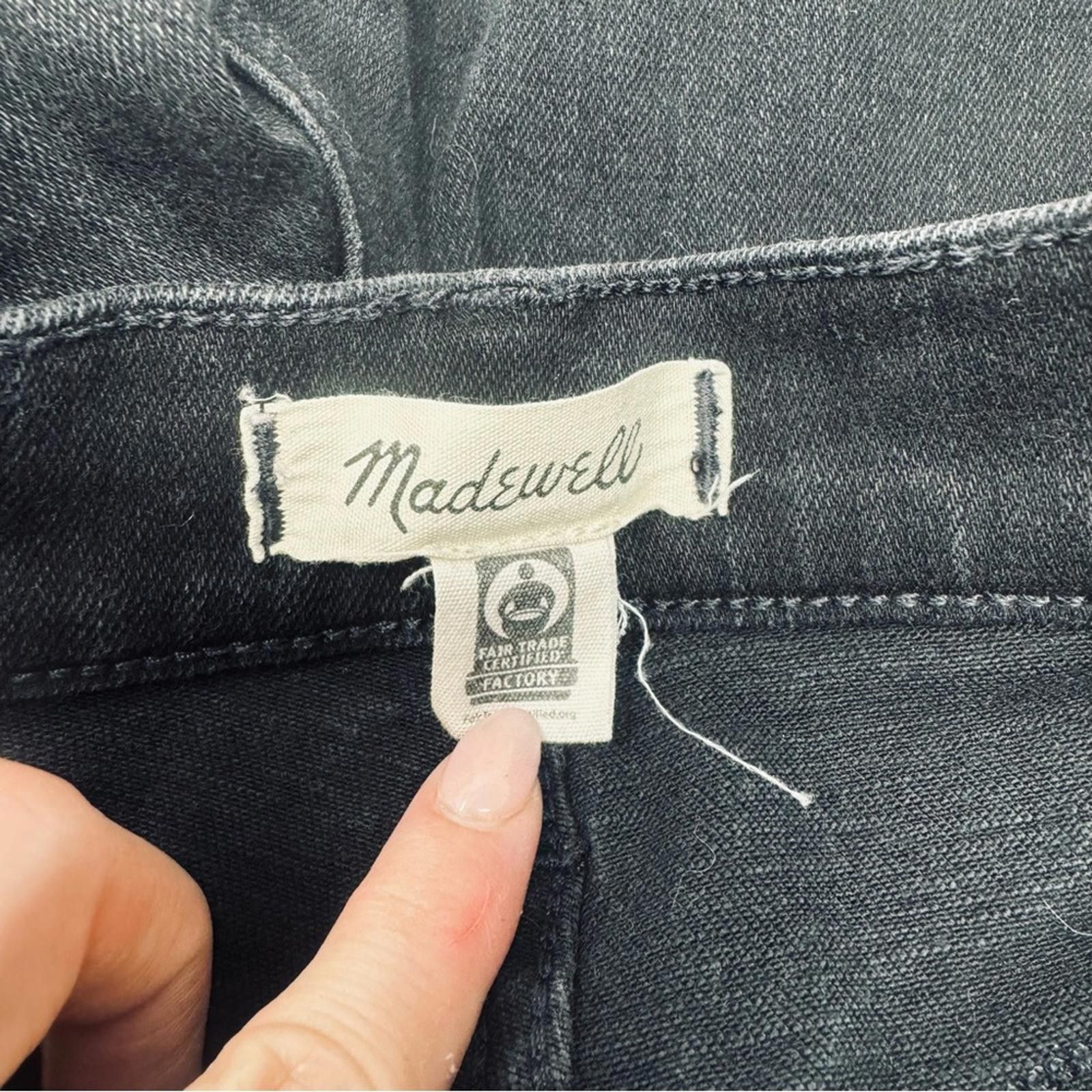 Madewell Madewell. The Perfect Vintage Wide-Leg Black Rinse. Size 26. Size 26" / US 2 / IT 38 - 6 Thumbnail