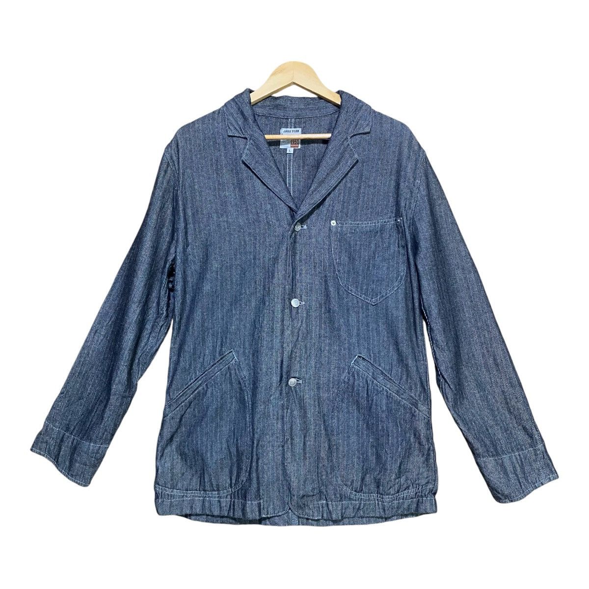 Japanese Brand Jungle Storm Button Up Jacket Size US L / EU 52-54 / 3 - 1 Thumbnail