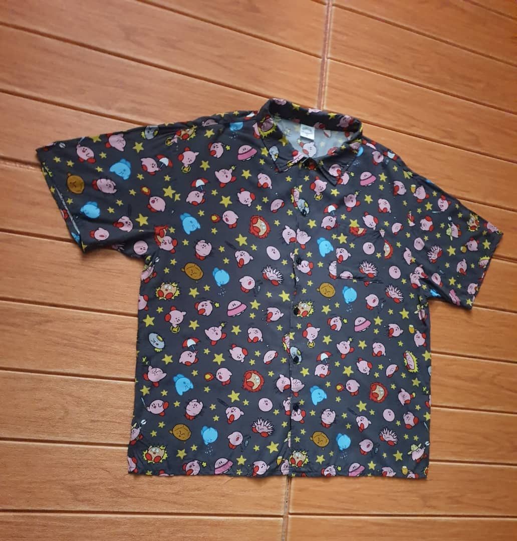 Nintendo Nintendo game Characters 100% Rayon Hawaiian Shirt Size US XL / EU 56 / 4 - 4 Thumbnail