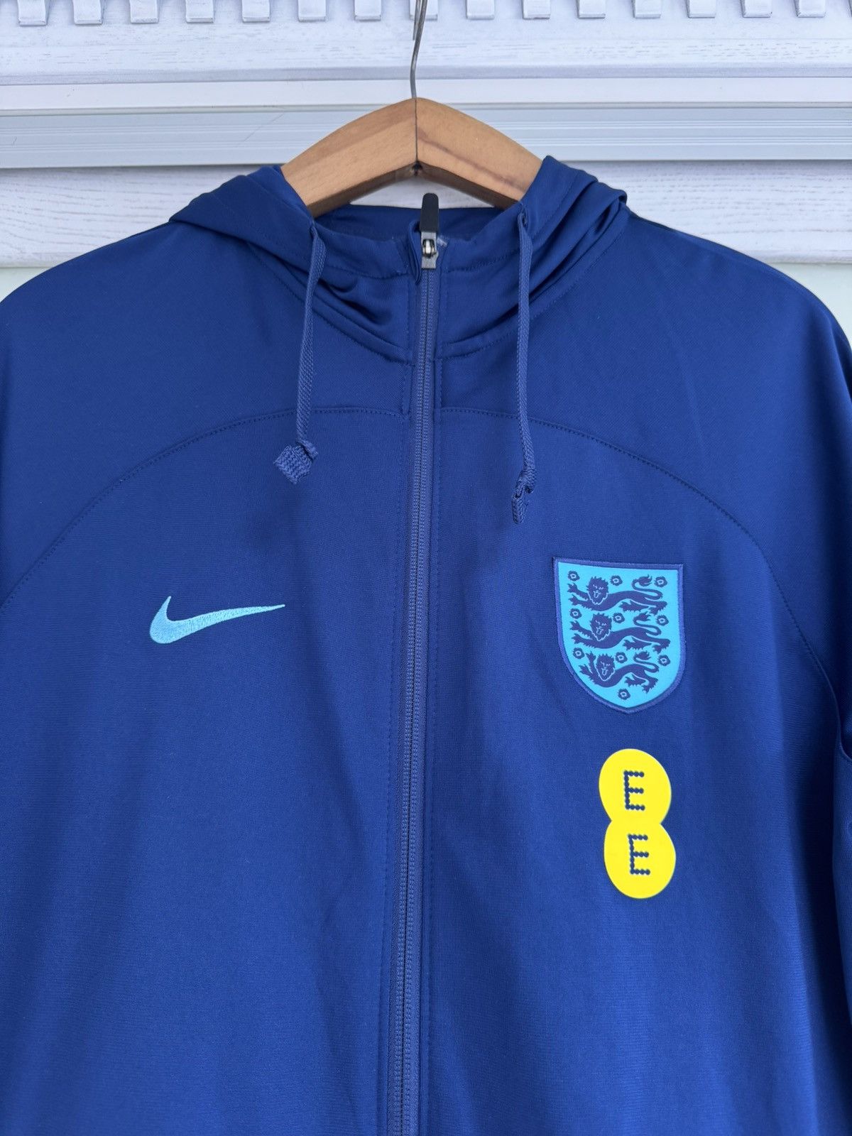 Nike England 2022-2023 Soccer Training Full Zip Hoodie Jersey Kit Size US M / EU 48-50 / 2 - 5 Thumbnail