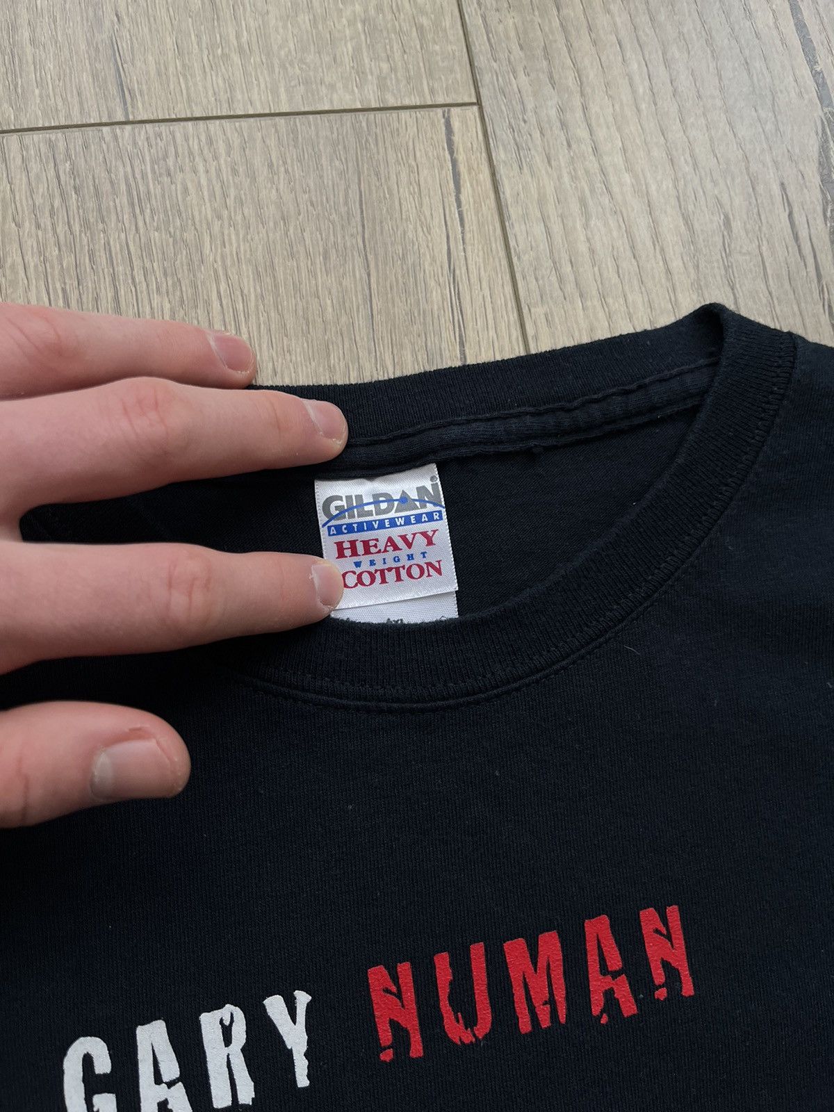 Band Tees × Vintage Vintage Gary Numan (JAGGED LIVE) Very Rare Shirt Size US XL / EU 56 / 4 - 4 Thumbnail