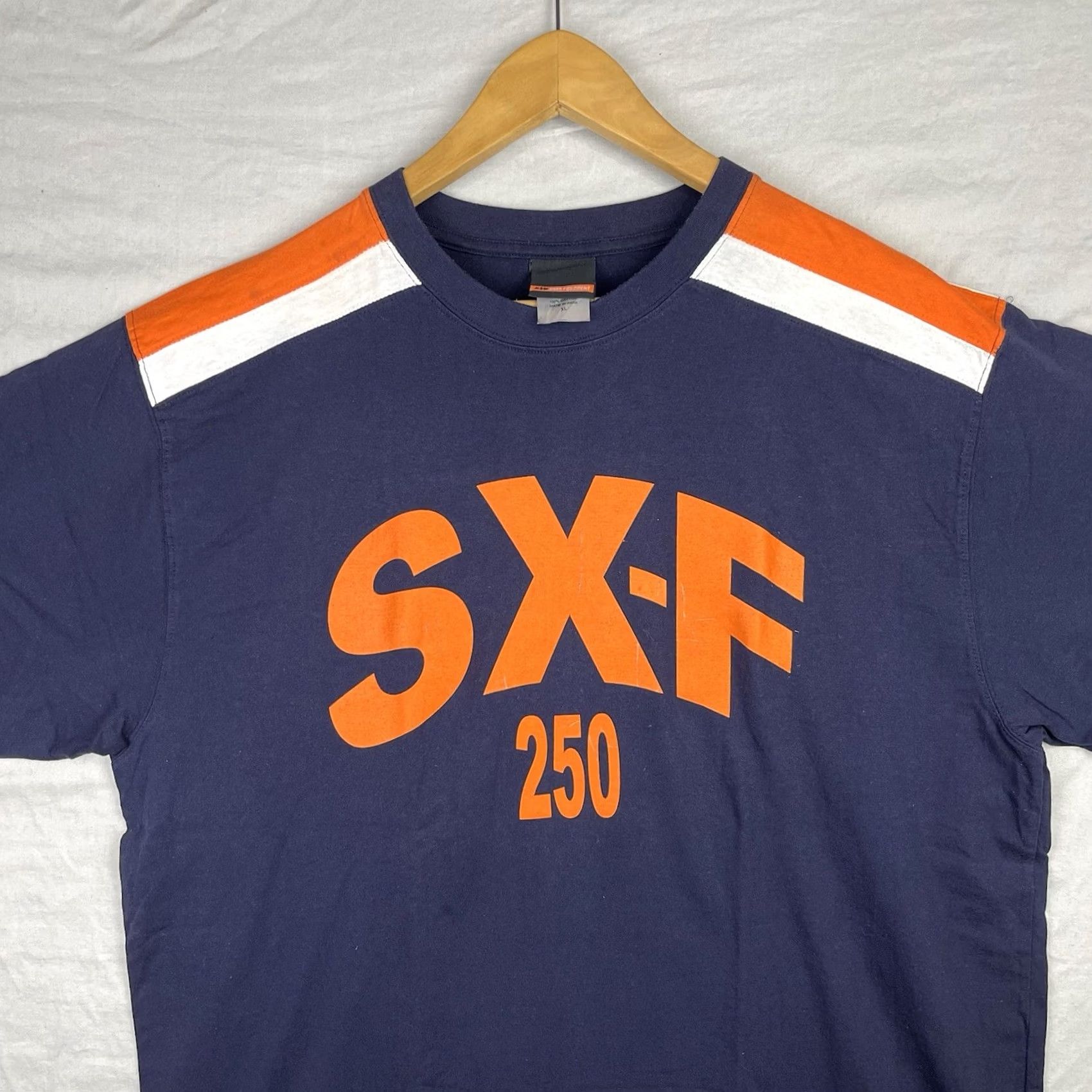 Vintage KTM Racing Shirt Mens XL Motorsport Motocross SX-F 250 Adult Black Cotton T-Shirt Crew Neck Short Sleeve Graphic Print 90s? Size US XL / EU 56 / 4 - 2 Thumbnail