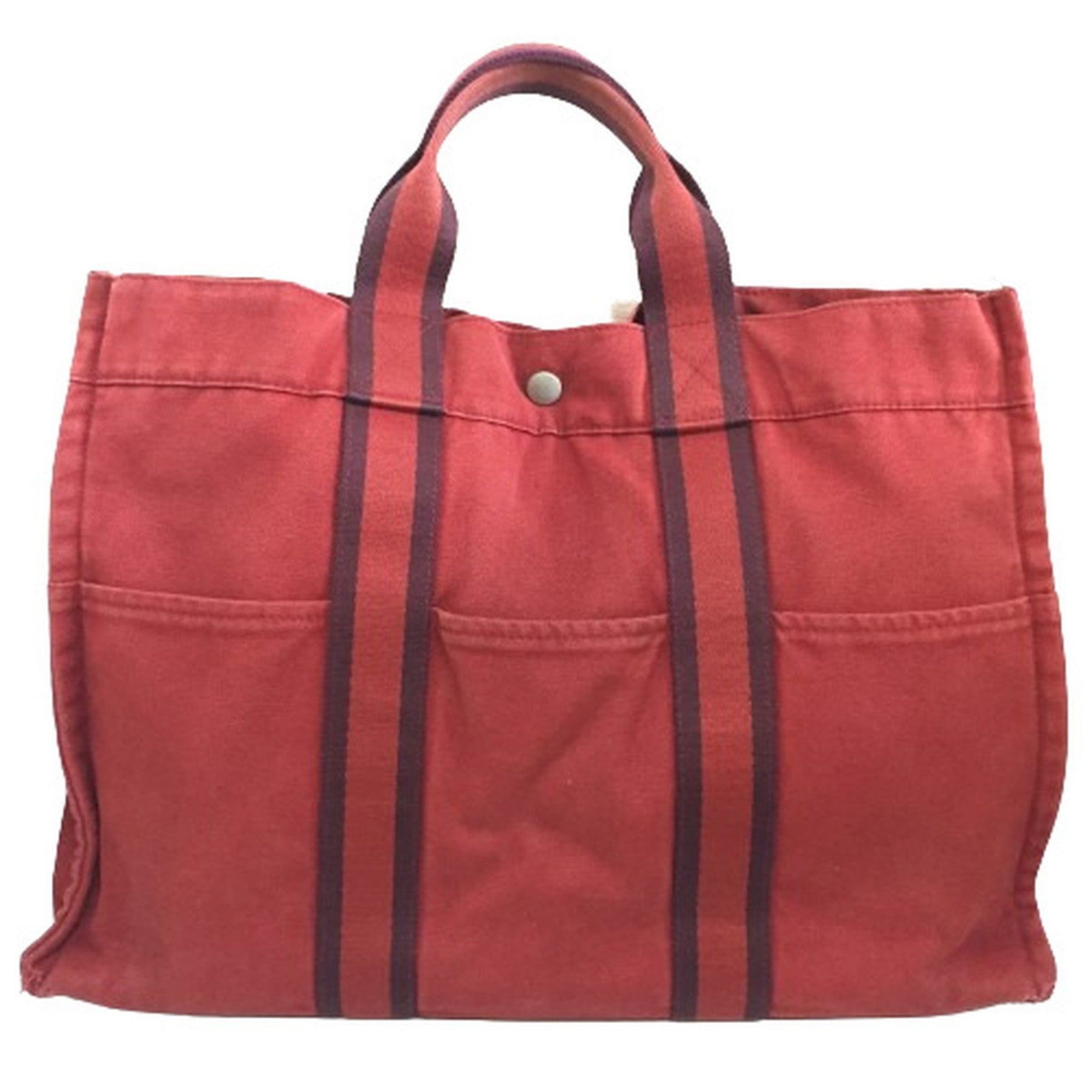 image of Hermes Four Toe Tote Mm Bag Men's Women's Bordeaux Itod45Me7F6W in Red