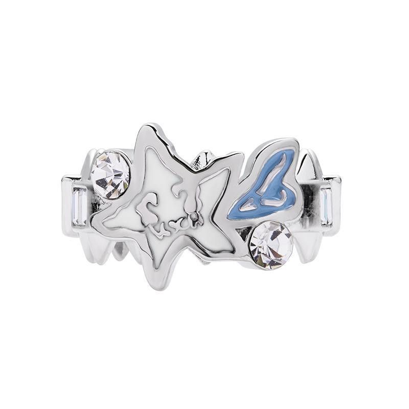 Jewelry New Trend Jewelry Rings Open Size Chrome Ring (Size 7-13) Size ONE SIZE - 6 Thumbnail