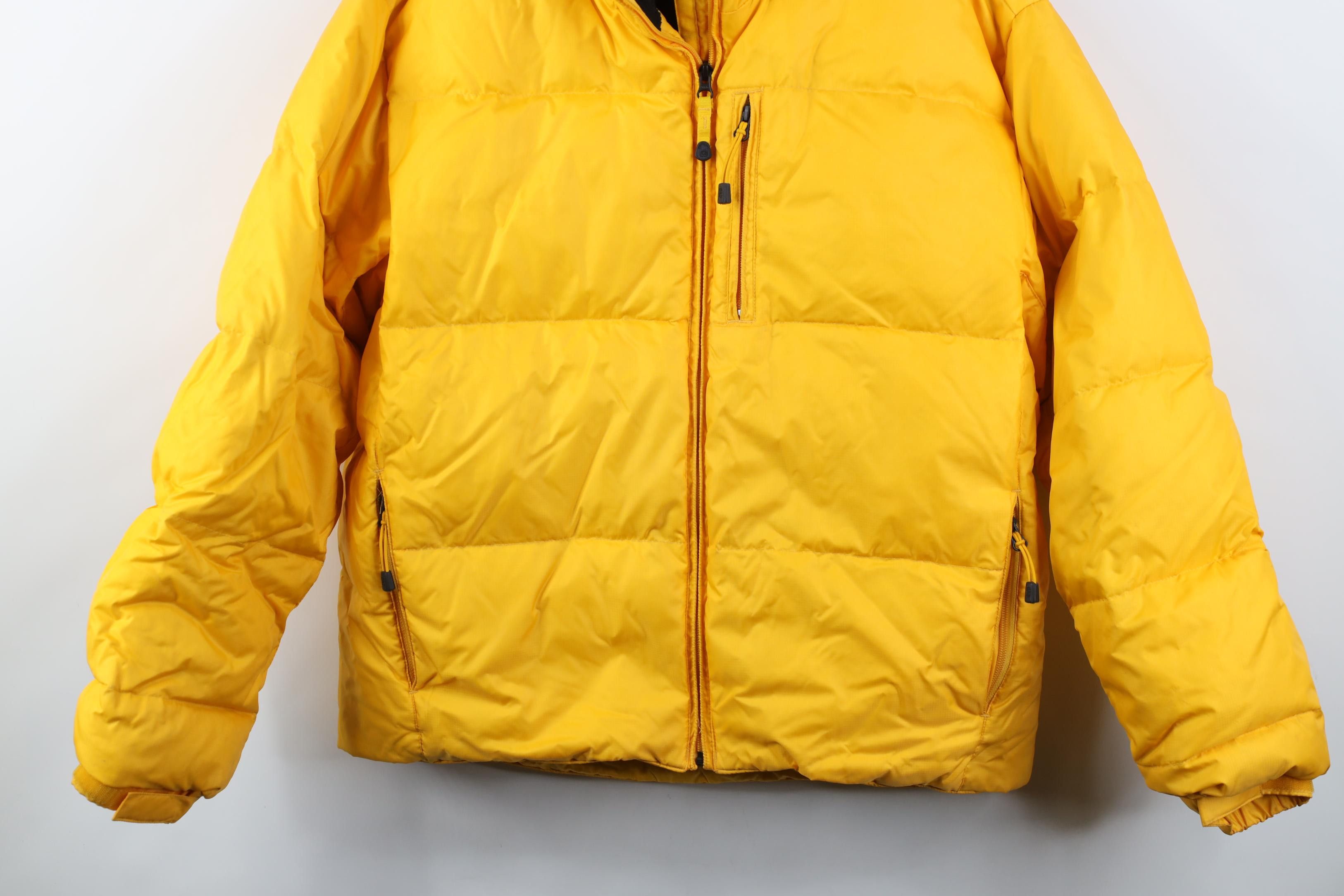 Gap Vintage Y2K 2002 Gap Insulated Puffer Jacket Yellow Hooded Size US M / EU 48-50 / 2 - 3 Thumbnail