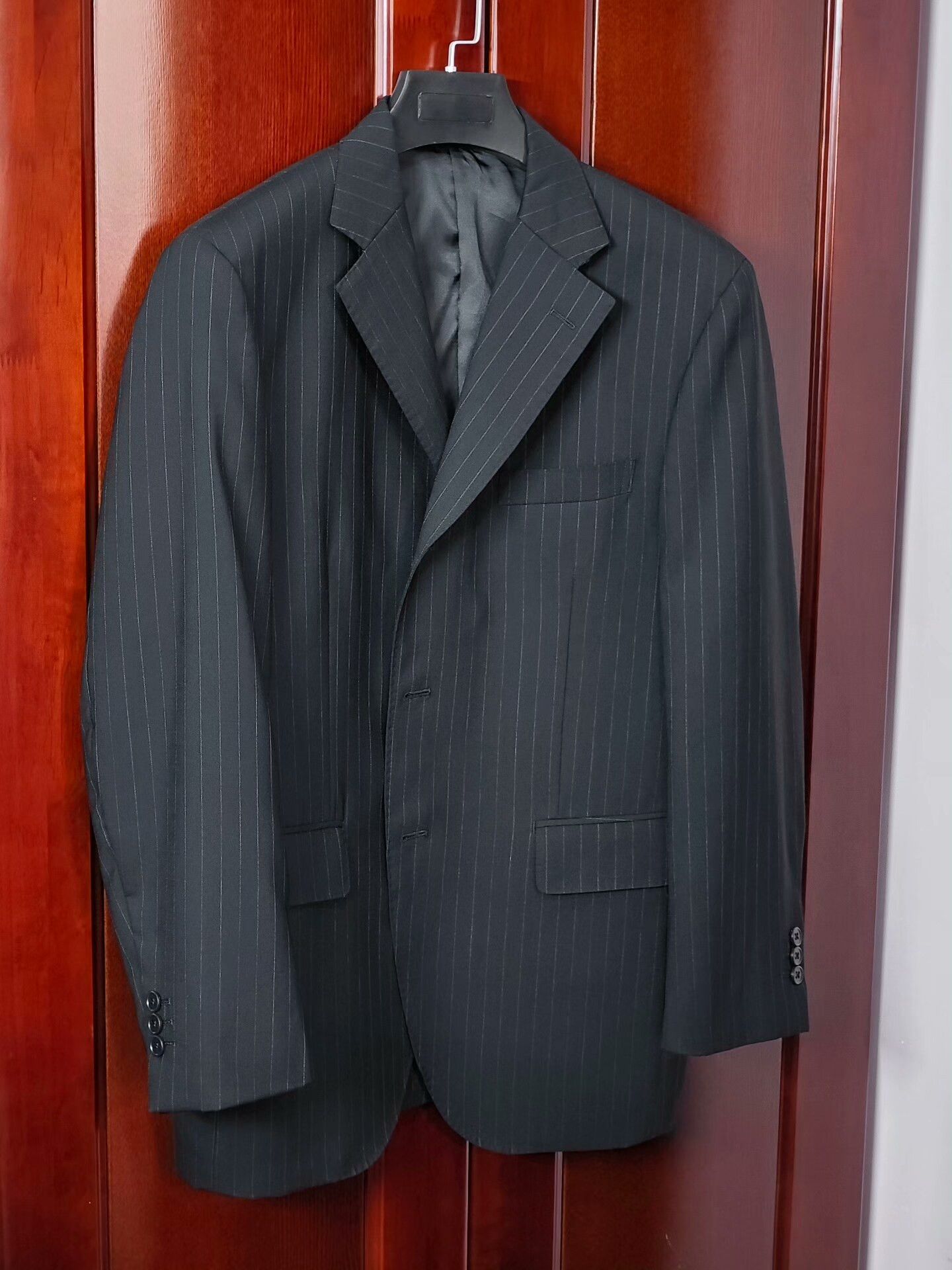 Japanese Brand Custom Dormeuil Wool Blend Suit Jacket Size US L / EU 52-54 / 3 - 1 Thumbnail