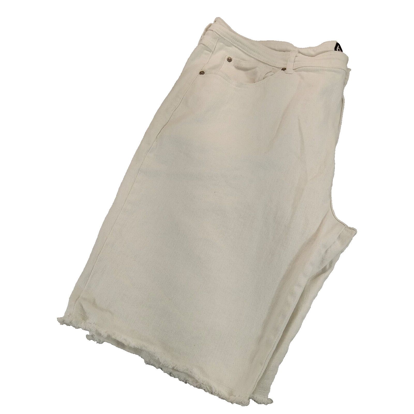 Born Fly Born Fly Shorts 44 Men's Cut Off Y2K Streetwear White Denim Size US 44 / EU 60 - 3 Thumbnail