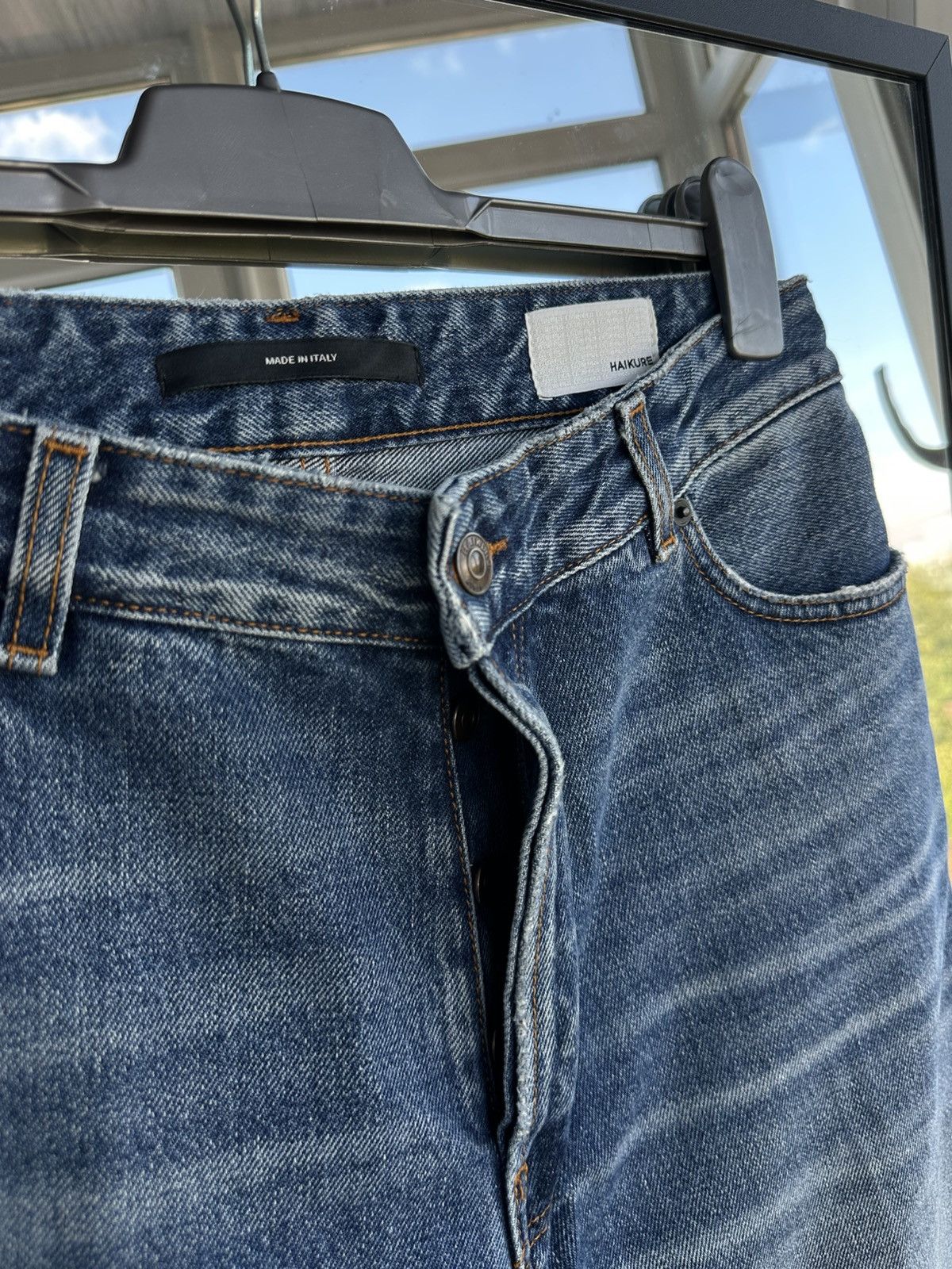 Haikure Haikure Betty Mid Blue Baggy Women’s Japanese Jeans US 8 Size 30" / US 8 / IT 44 - 7 Thumbnail
