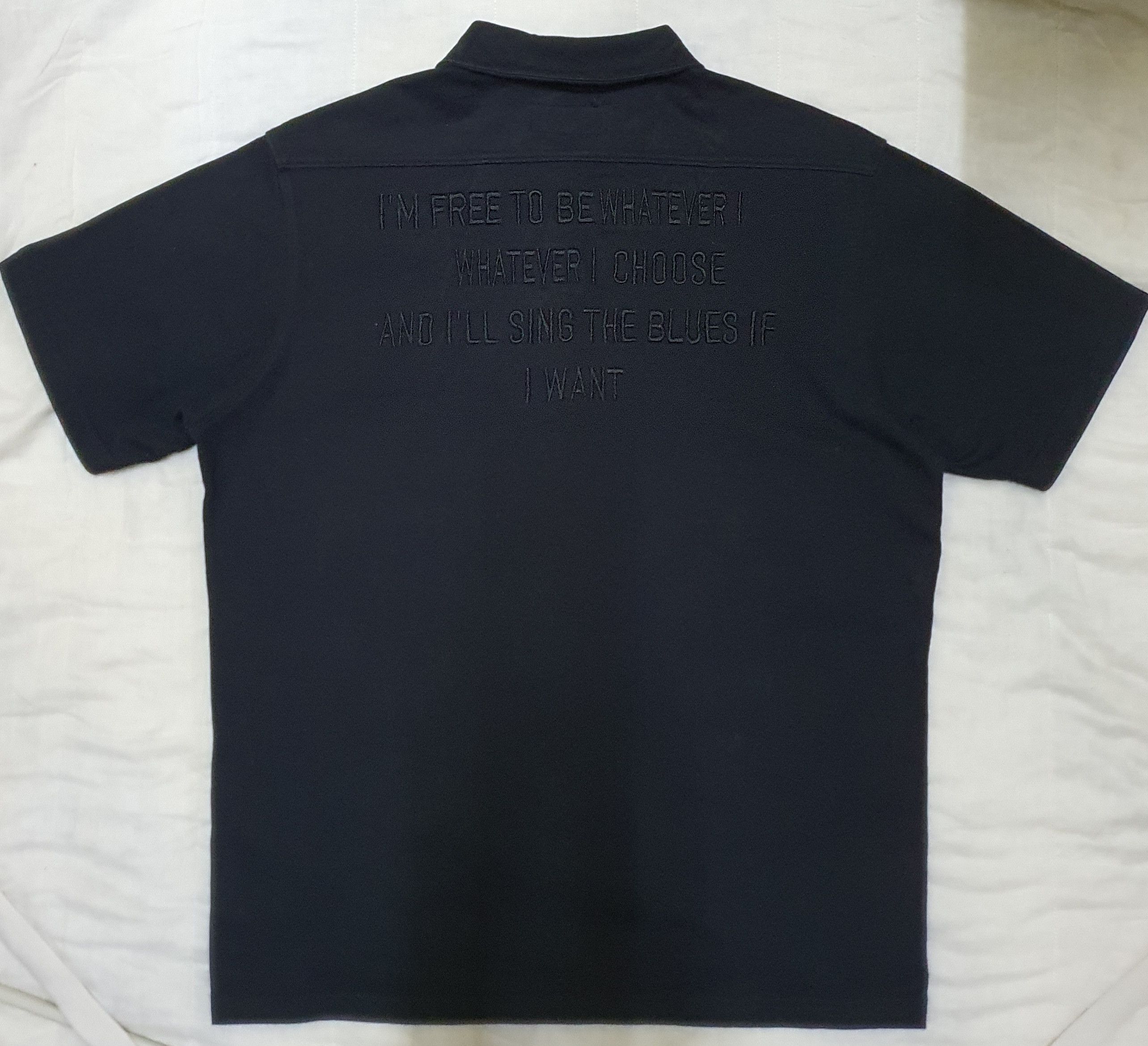 MOUSSY AZUL by moussy - 'Fucki'n Rock' Embroidered Shirt Size US S / EU 44-46 / 1 - 6 Thumbnail