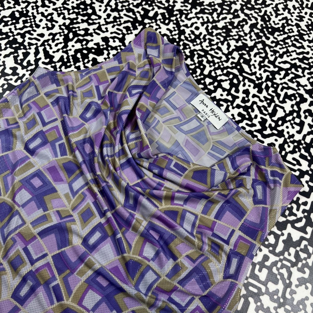Japanese Brand Vintage Y2K Anna Heylen Paris Retro Abstract Style Tank Top Size M / US 6-8 / IT 42-44 - 7 Thumbnail
