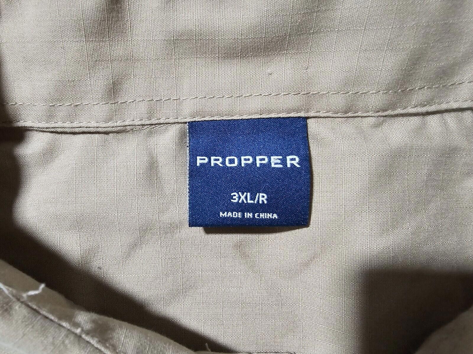 Propper Propper Tactical Shirt Button Up Double Pocket 3XL tan Sand Size US XXL / EU 58 / 5 - 3 Thumbnail