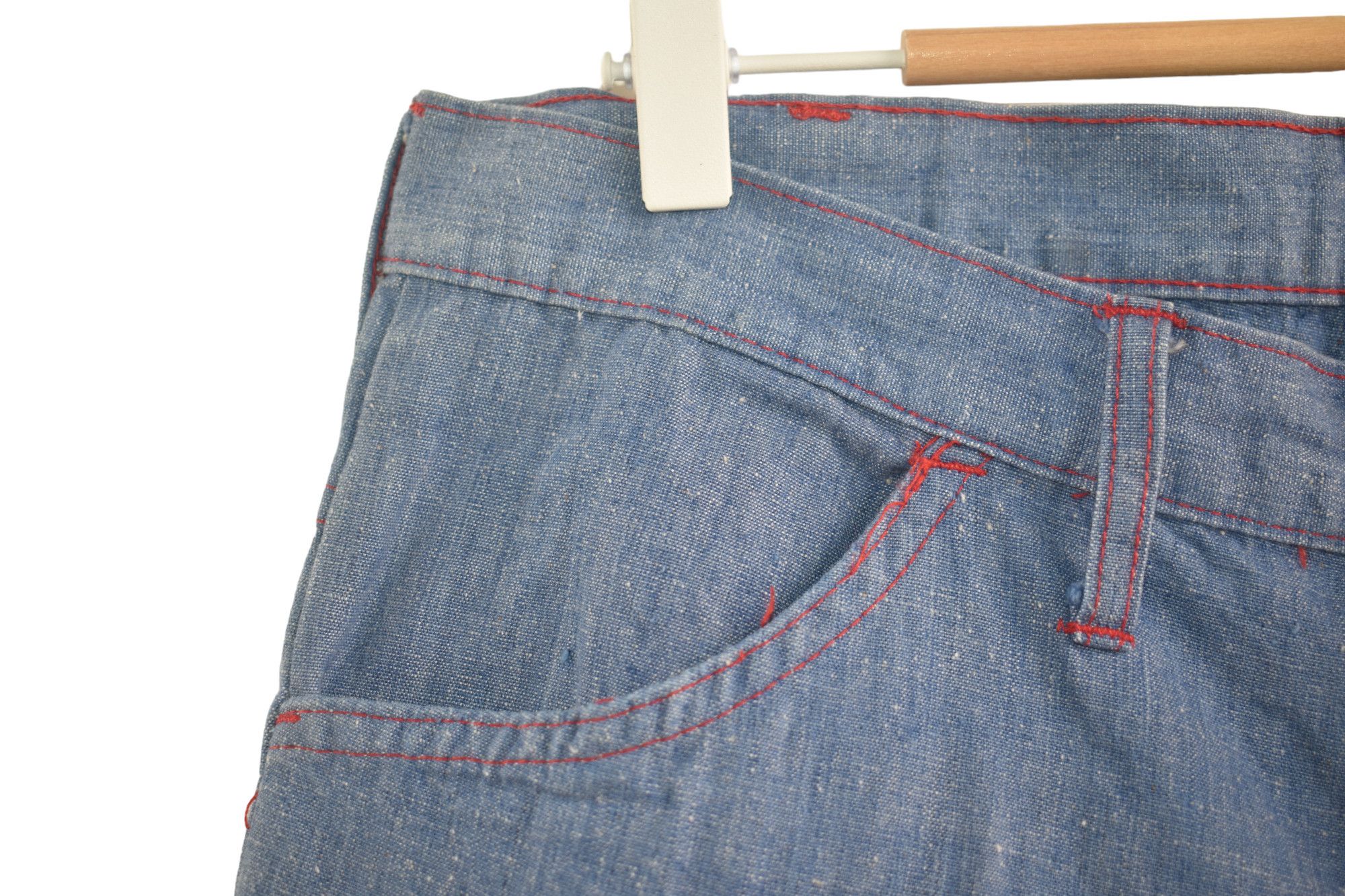If Six Was Nine × Jean × Vintage Vintage 70's Flared Denim W32 Size US 32 / EU 48 - 4 Thumbnail