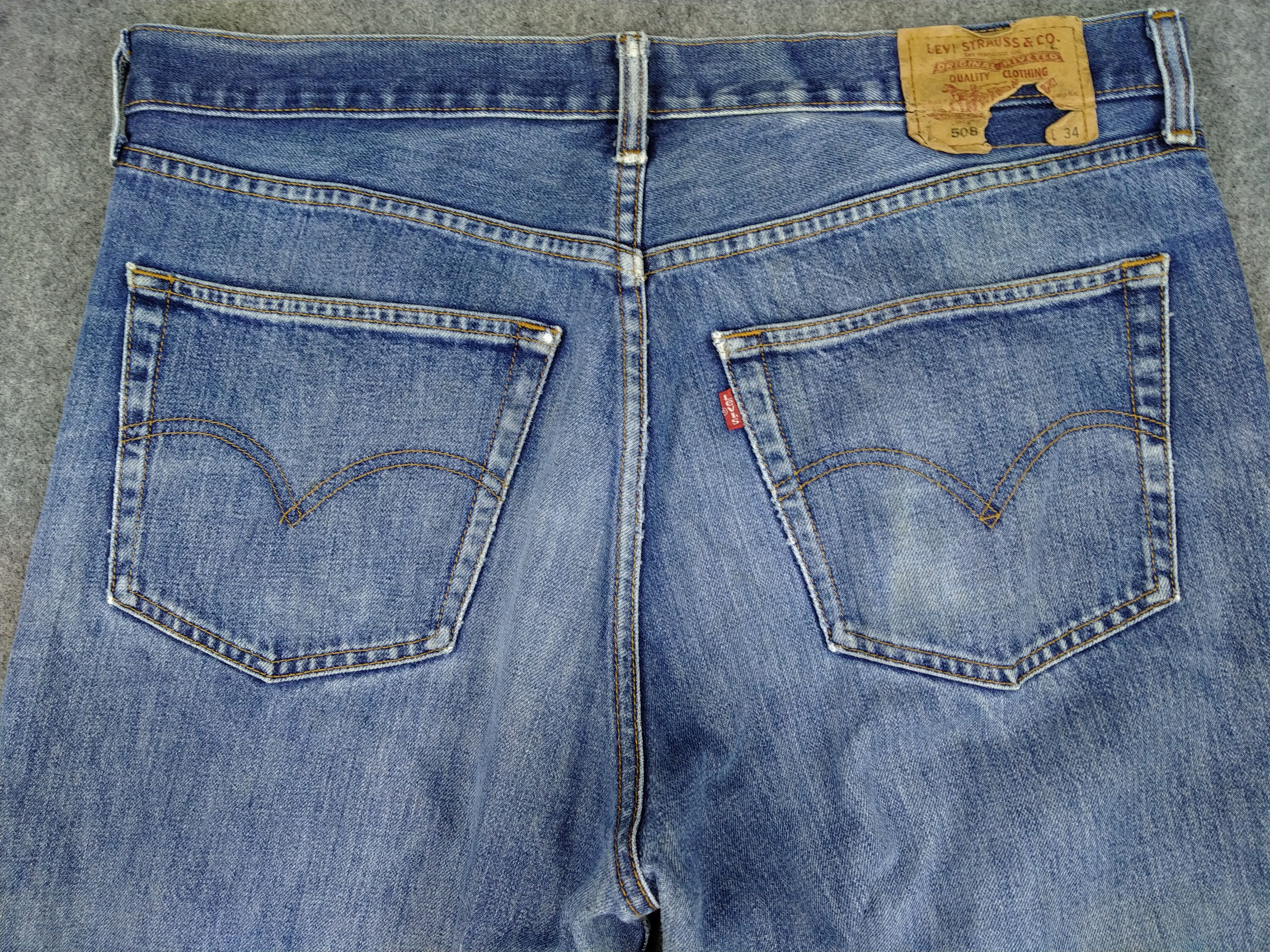 Levi's Faded Blue Vintage Levi's 508 Jeans 38x27.5 Denim -JN1066 Size US 38 / EU 54 - 4 Thumbnail