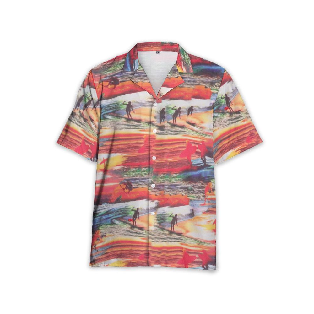 Designer Sunset-Print Cotton Shirt Size US S / EU 44-46 / 1 - 3 Thumbnail