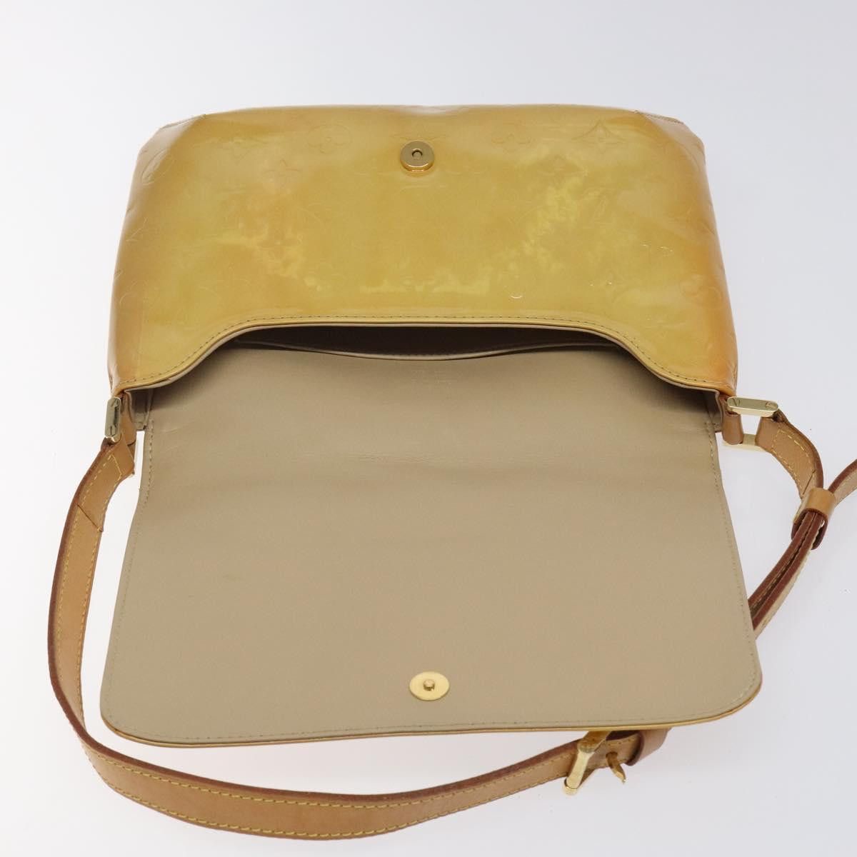 Louis Vuitton LOUIS VUITTON Monogram Vernis Thompson Street Bag Beige Size ONE SIZE - 10 Thumbnail