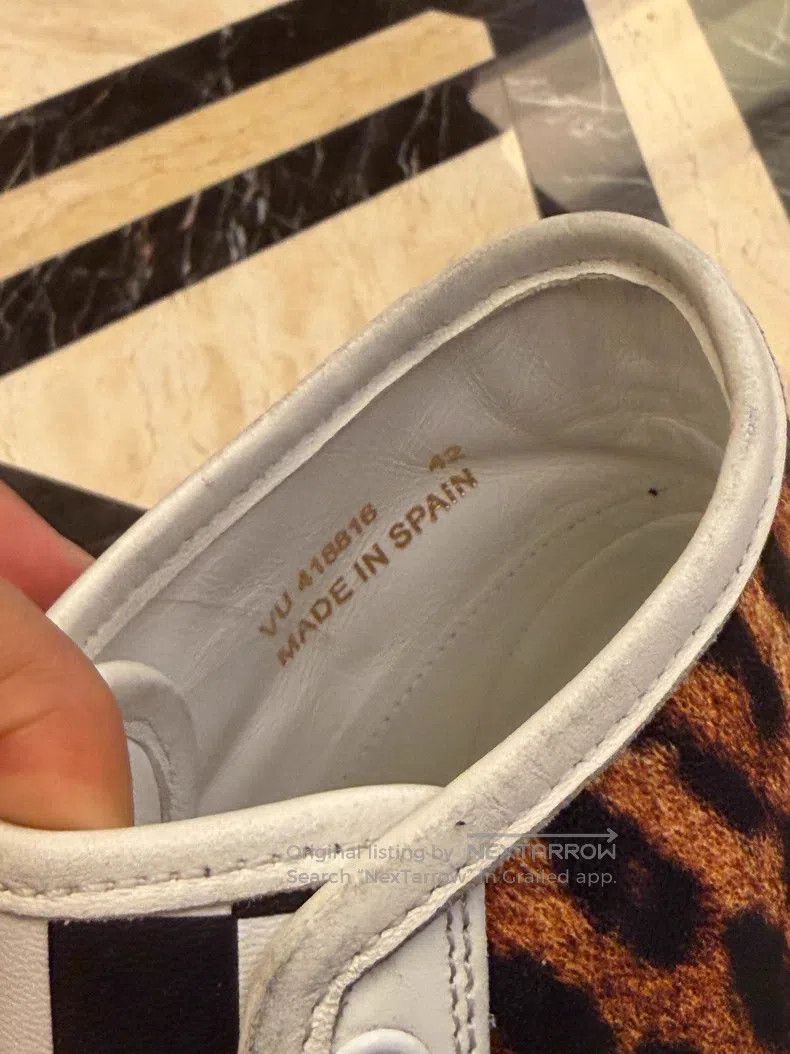 Saint Laurent Paris Saint Laurent Paris Distressed Leopard Print High Tops Size US 9 / EU 42 - 4 Thumbnail