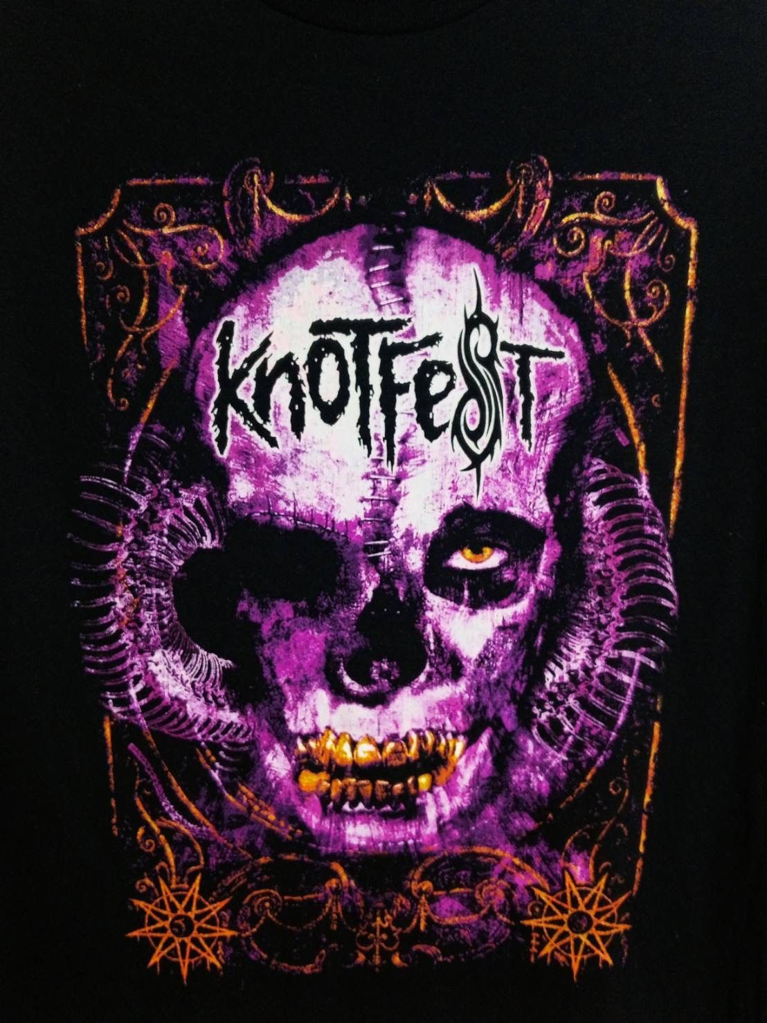 Vintage Slipknot Knotfest Roadshow T Shirts Size US M / EU 48-50 / 2 - 2 Thumbnail