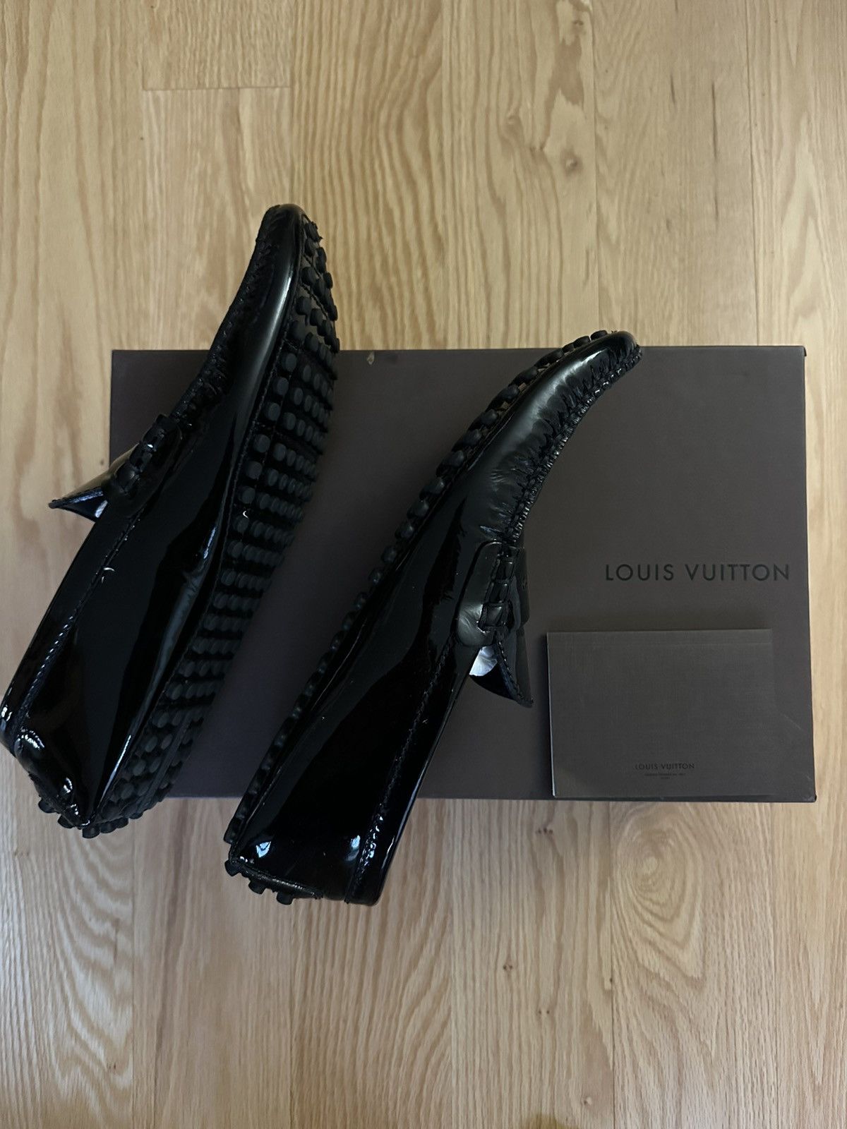 Louis Vuitton Louis Vuitton Black Patent Leather Loafer Size US 8 / EU 41 - 2 Thumbnail