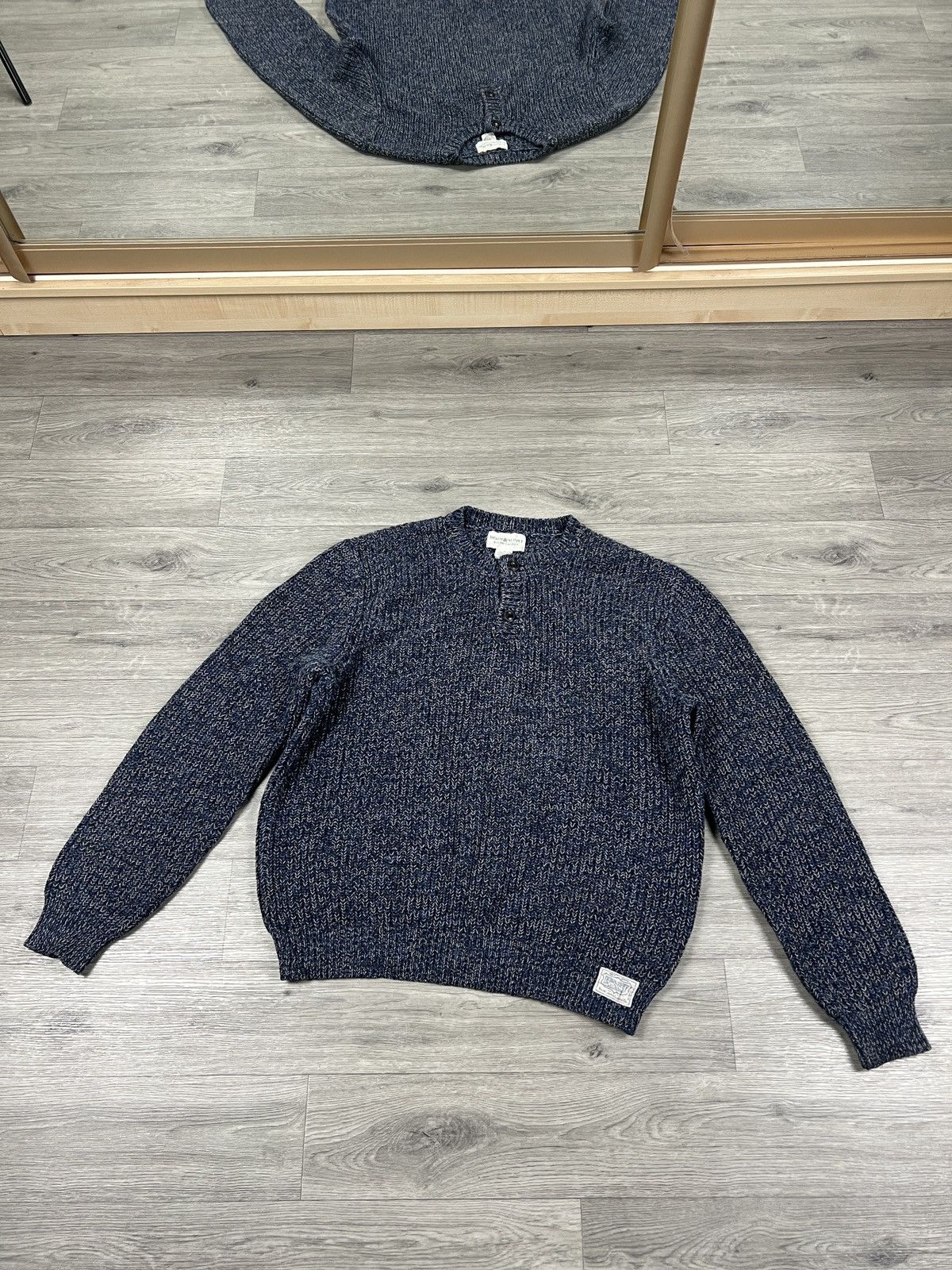 Denim & Supply Ralph Lauren Denim And Supply Ralph Lauren Heavy Henley Sweater Size XL Size US XL / EU 56 / 4 - 1 Thumbnail