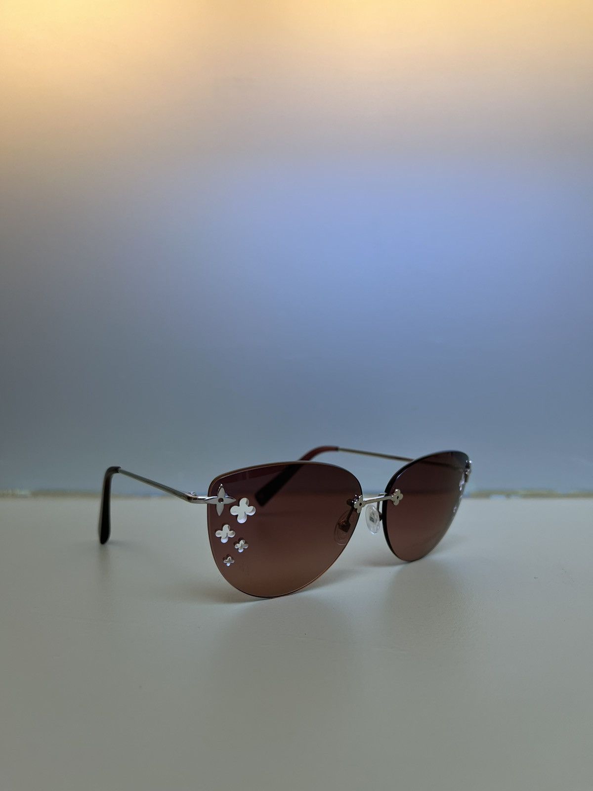 image of Louis Vuitton X Pharrell Ss2005 Desmayo Monogram Sunglasses in Brown, Men's