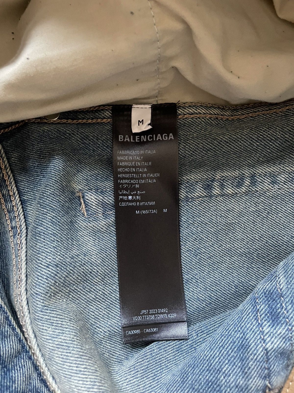 Balenciaga Balenciaga inside out baggy jeans SS24 Sz. M Size US 34 / EU 50 - 4 Thumbnail