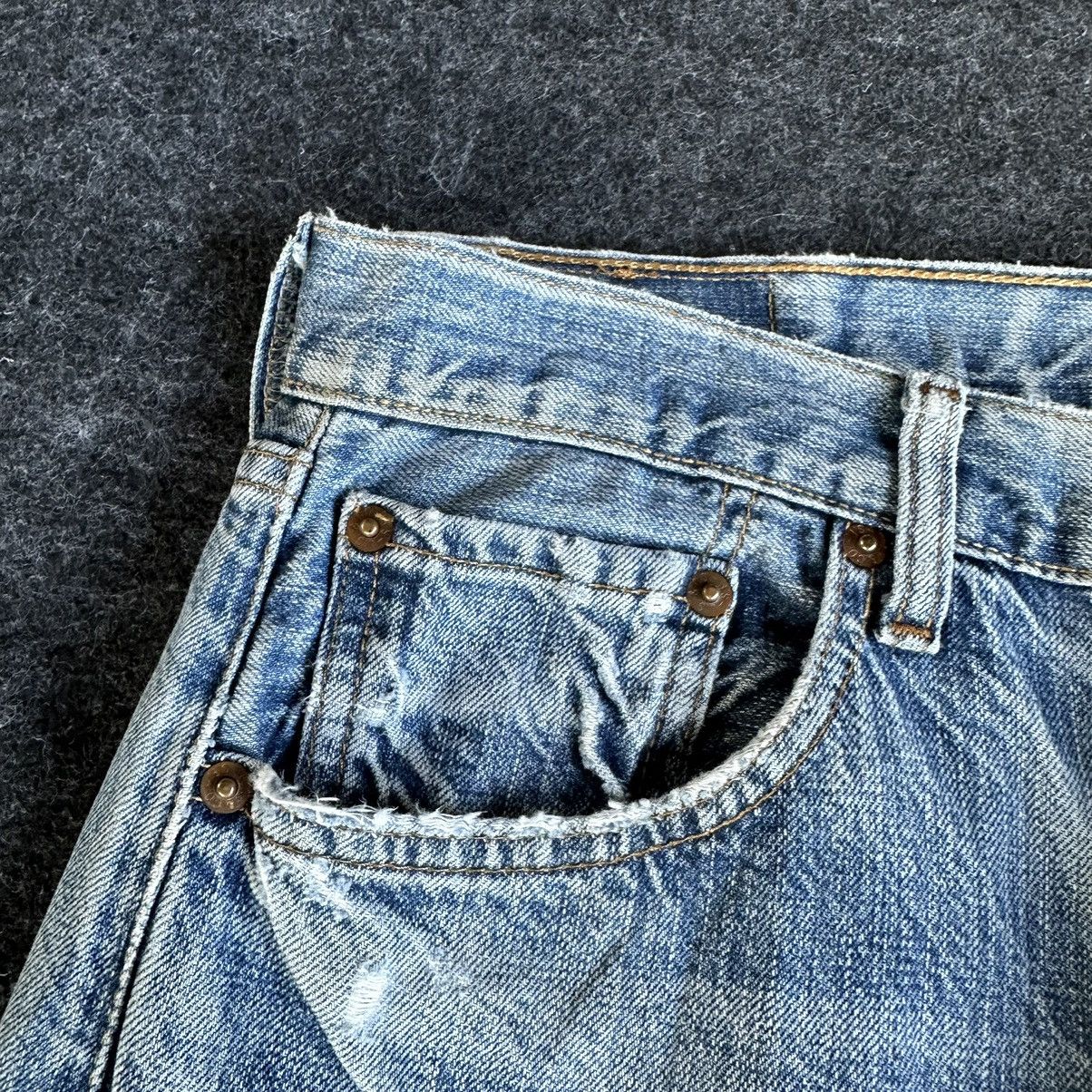 Levi's Levis 501 Distressed Blue Vintage Denim D577 Size US 32 / EU 48 - 12 Thumbnail