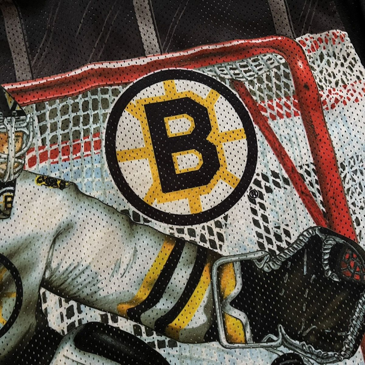 Ccm Vintage 90s CCM NHL Boston Bruins Goalie OVP Hockey Jersey Size US M / EU 48-50 / 2 - 5 Thumbnail