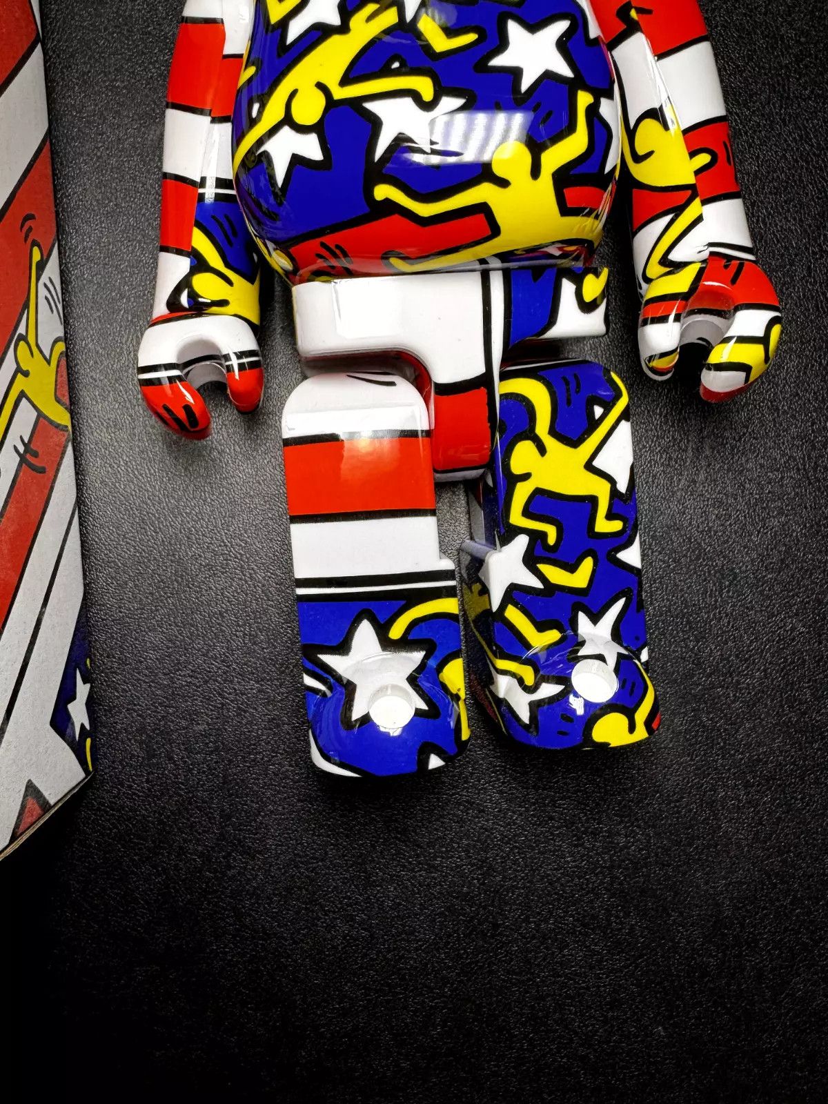 Medicom Toy Keith Haring American Flag Bearbrick DesignerCon 400% Set Size ONE SIZE - 3 Thumbnail