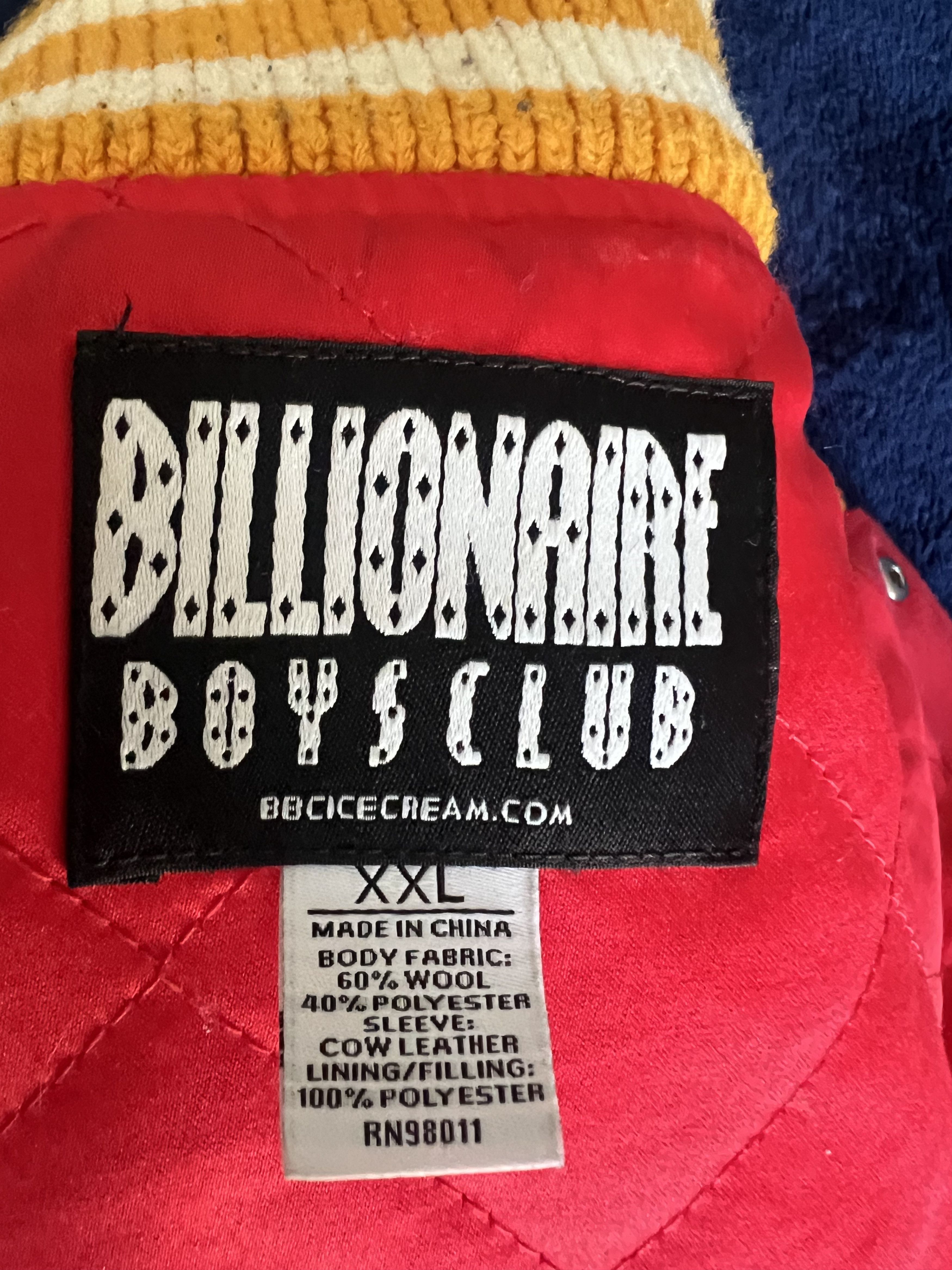 Billionaire Boys Club Billionaire Boys Club Varsity Size US XXL / EU 58 / 5 - 8 Thumbnail