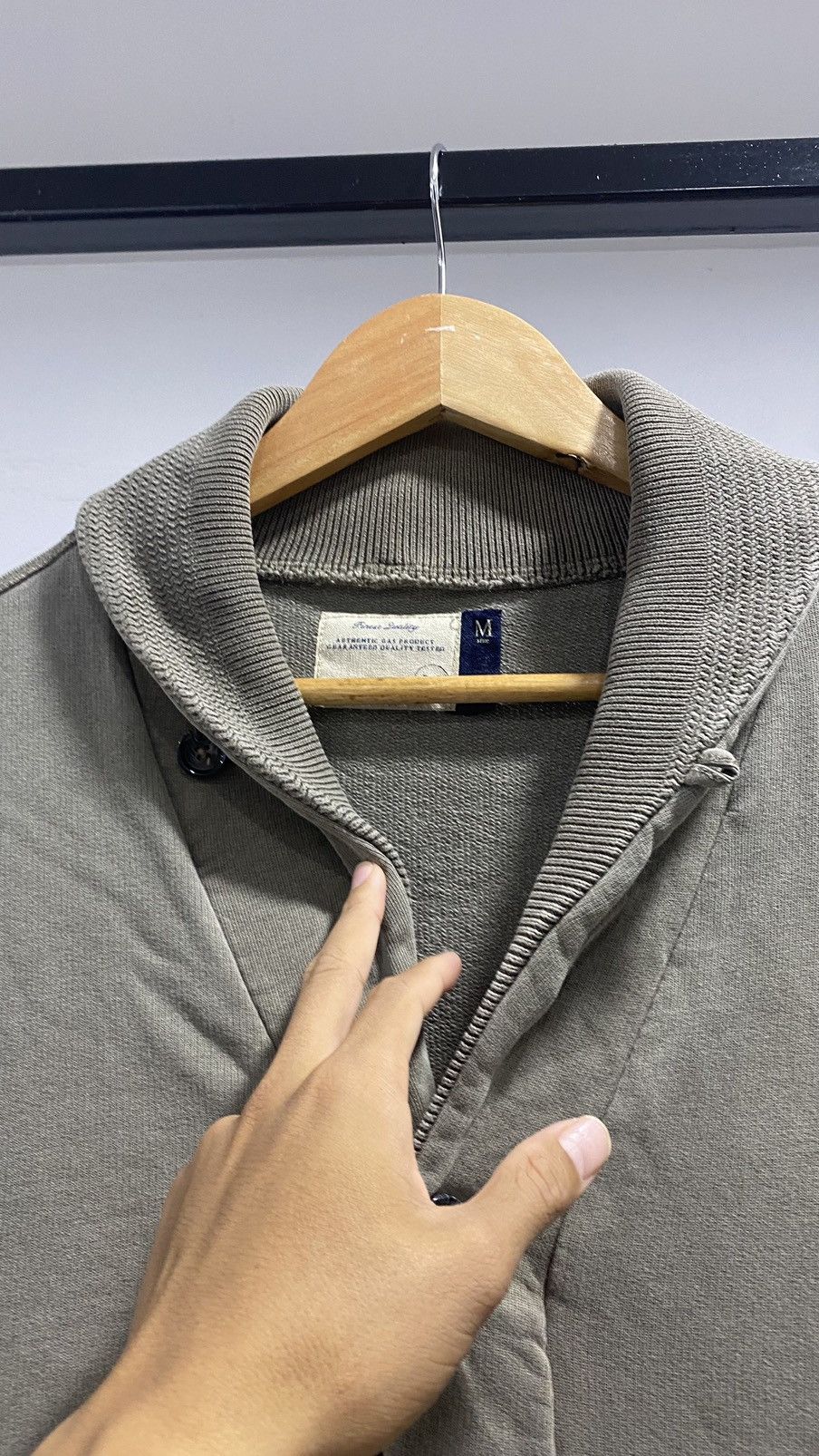 Vintage GAS 135 MILITARY CARDIGAN VINTAGE ARMY Size US M / EU 48-50 / 2 - 4 Thumbnail