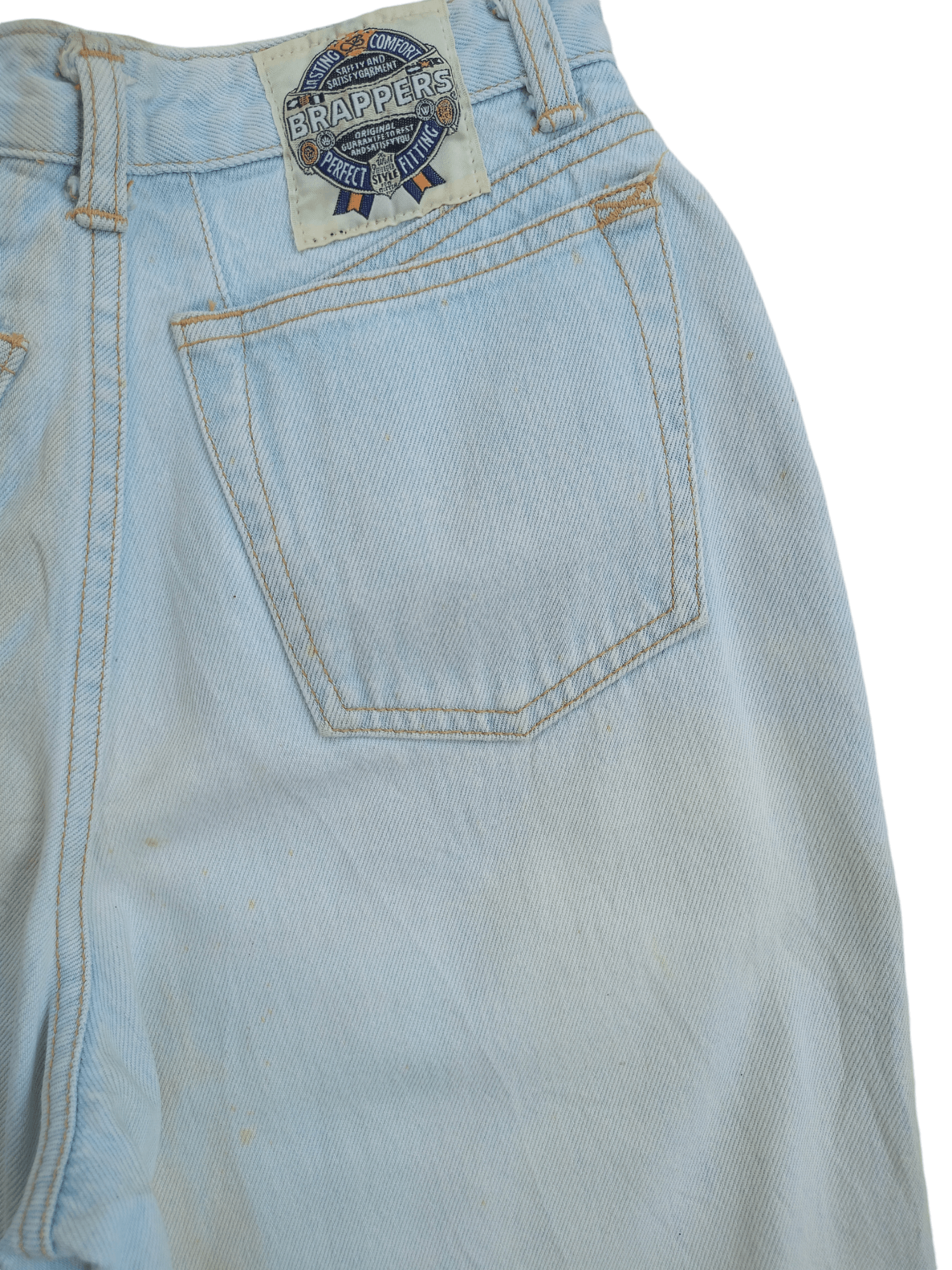 Japanese Brand × Vintage BRAPPERS Tapered Vintage Streetwear Denim Size 23" - 14 Thumbnail
