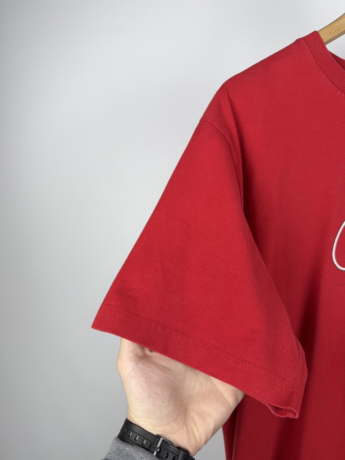 Nike × Vintage Vintage 90s Nike Swoosh Logo Y2K Retro Tee T-Shirt Size US XL / EU 56 / 4 - 3 Thumbnail