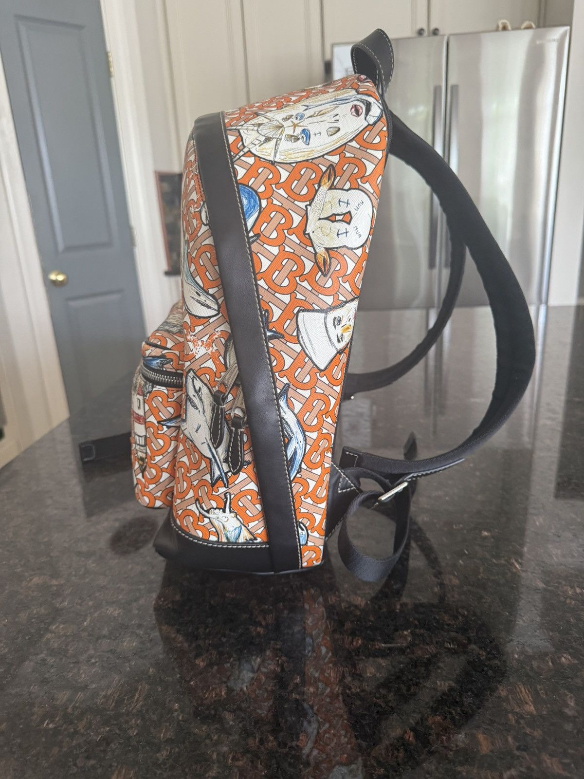 Burberry Burberry sailor monogram backpack Size ONE SIZE - 3 Thumbnail