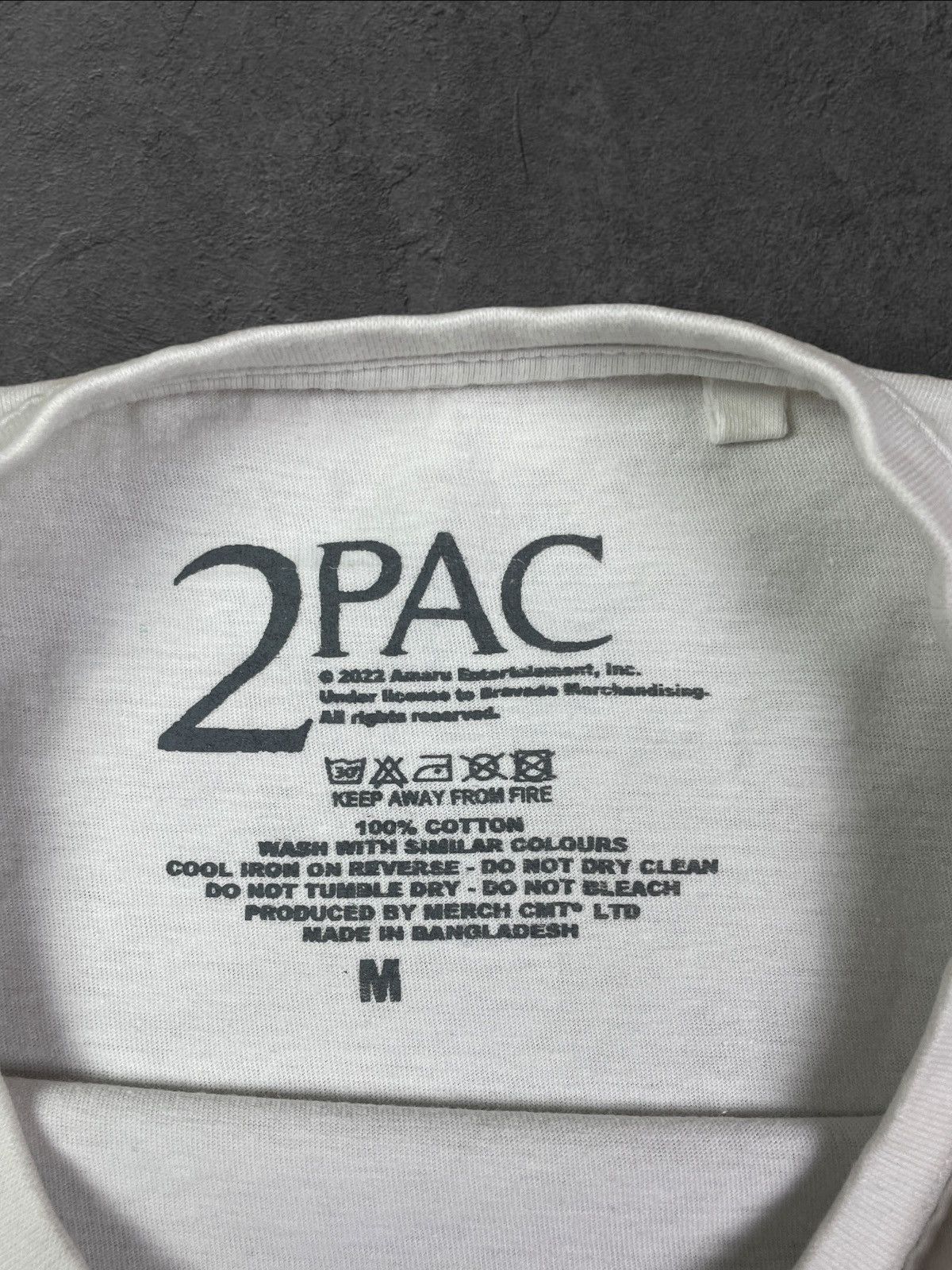 Rap Tees × Vintage Vintage Y2K 2pac The Rose That Grew from Concrete T Shirt Size US M / EU 48-50 / 2 - 3 Thumbnail