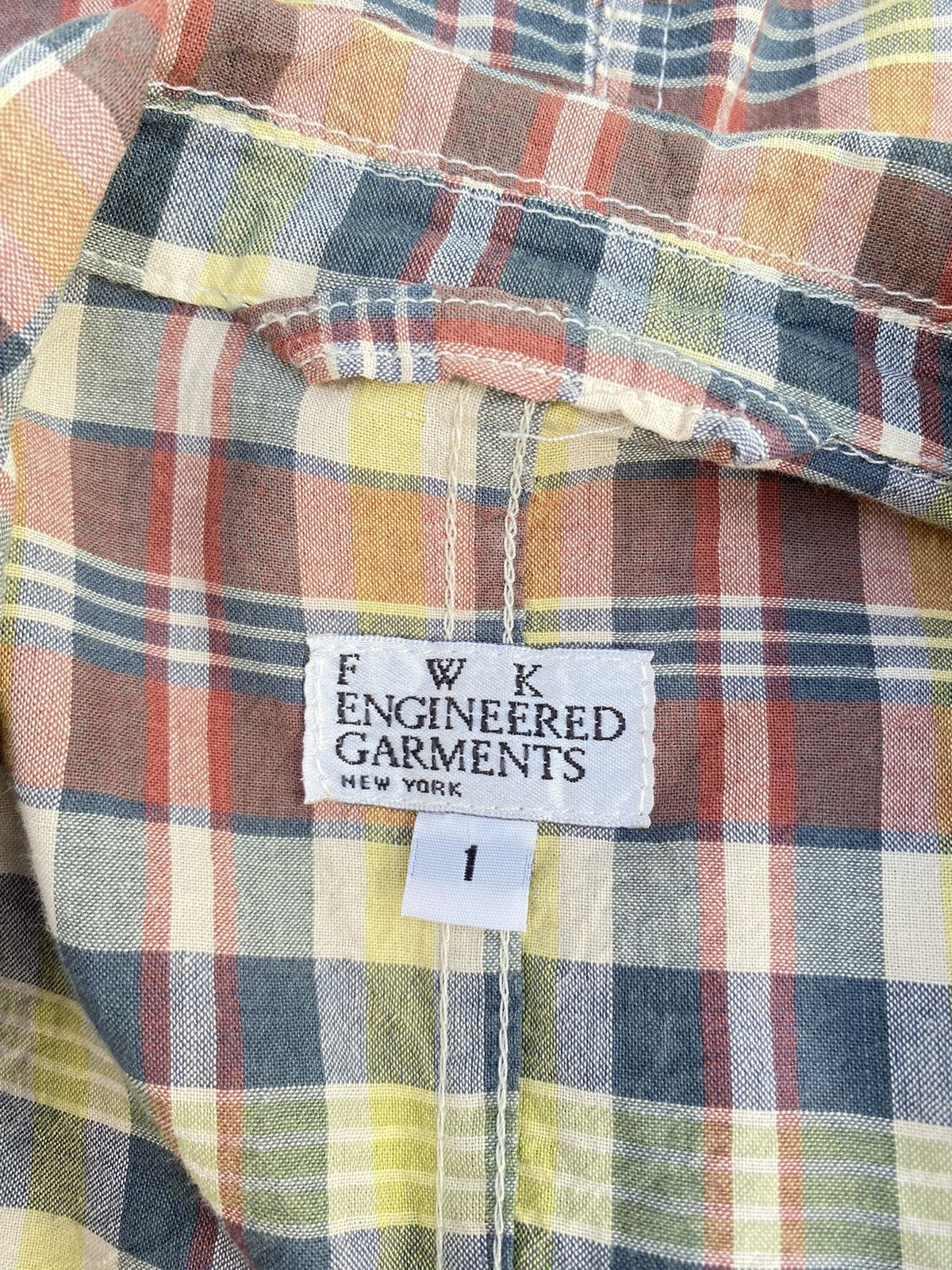 Engineered Garments Engineered Garments plaid blazer jacket Size ONE SIZE - 3 Thumbnail