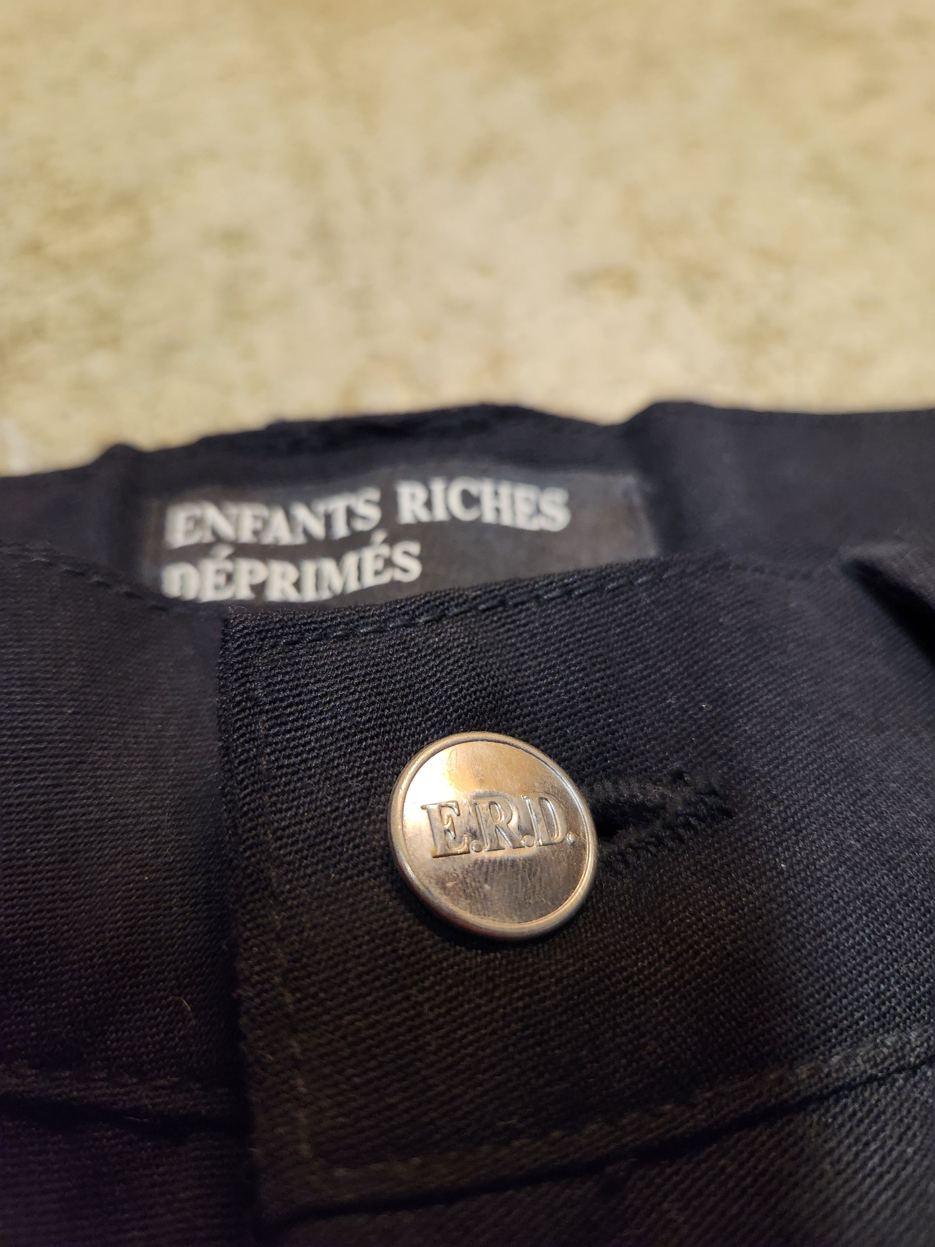 Archival Vintage Enfants Riches Deprimes 1 of 1 Cargo Wool Pants - View 5