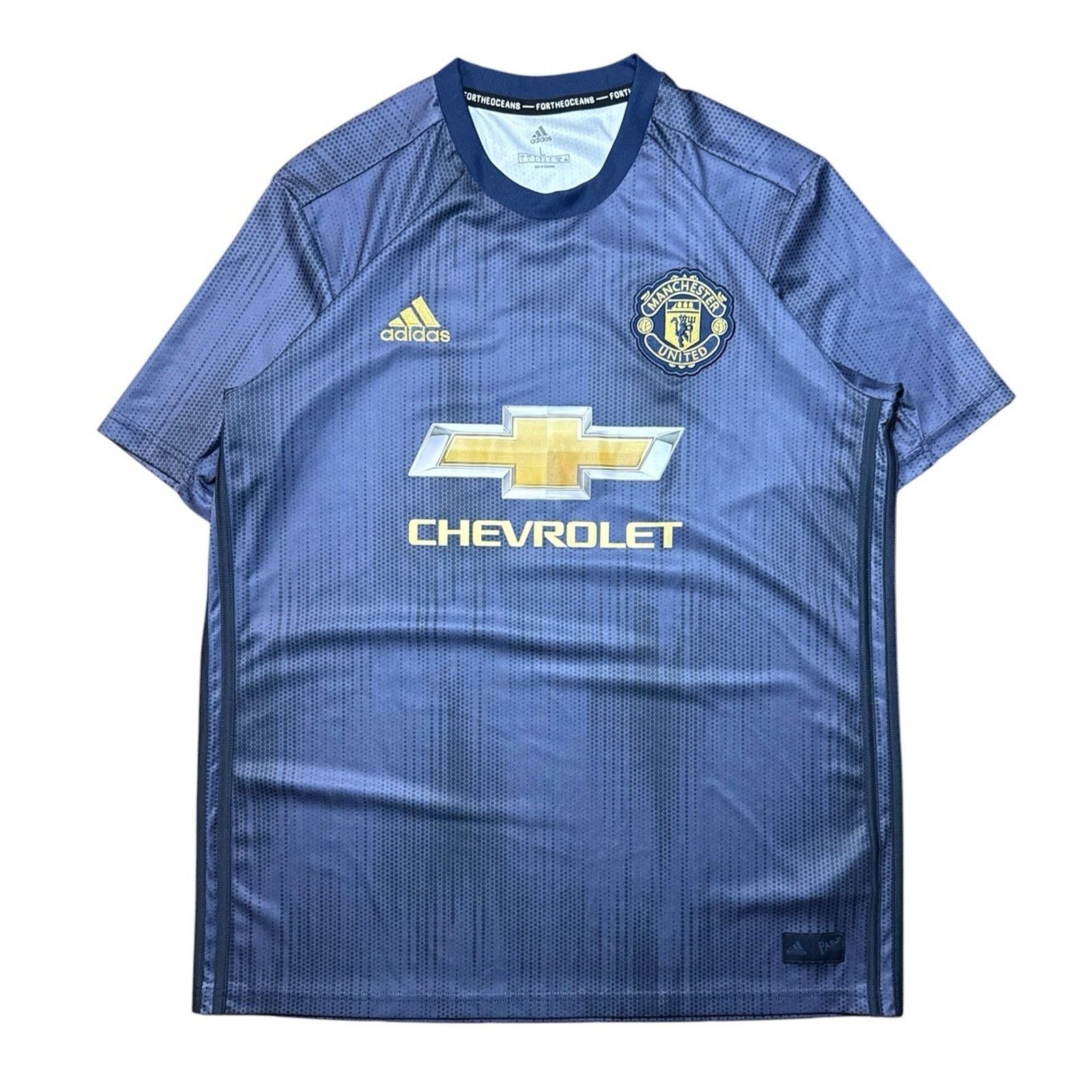 Adidas Mens Large - 2018-19 Manchester United adidas Jersey DP6022 Size US L / EU 52-54 / 3 - 1 Thumbnail