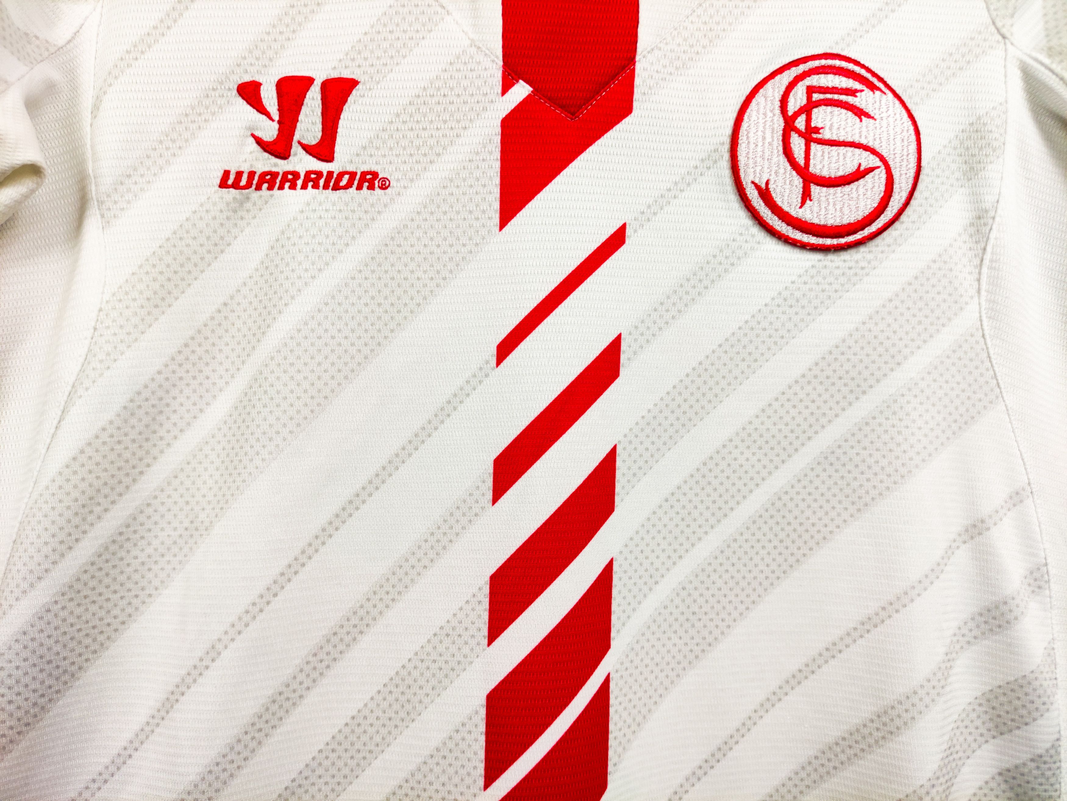 New Balance Sevilla FC 2013 2014 Warrior Home Shirt Kit Jersey La Liga Size US S / EU 44-46 / 1 - 10 Thumbnail