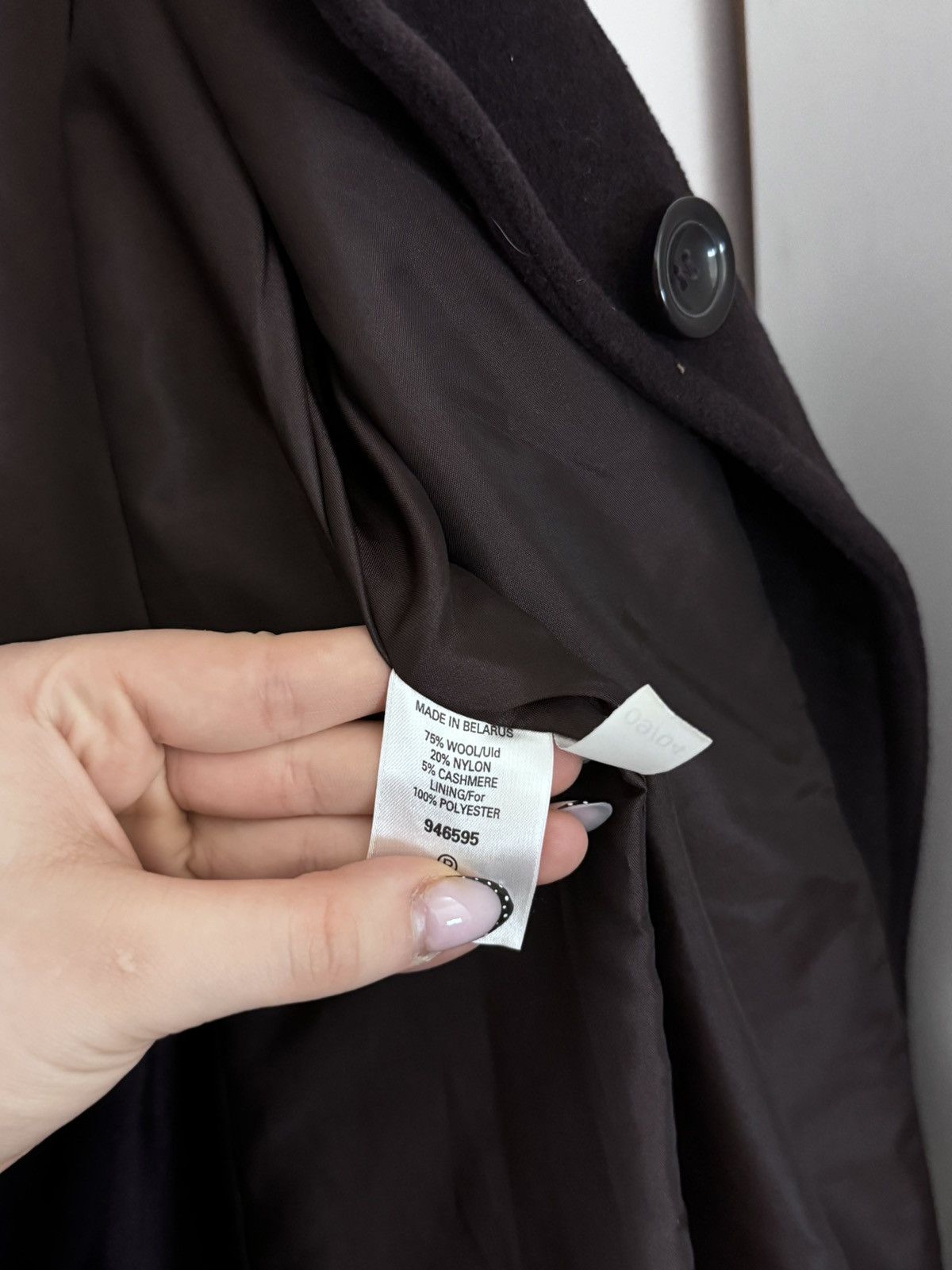 NEXT Next Luxury Italian Limonta Fabric Trench Coat Navy Blue Size XL / US 12-14 / IT 48-50 - 8 Thumbnail
