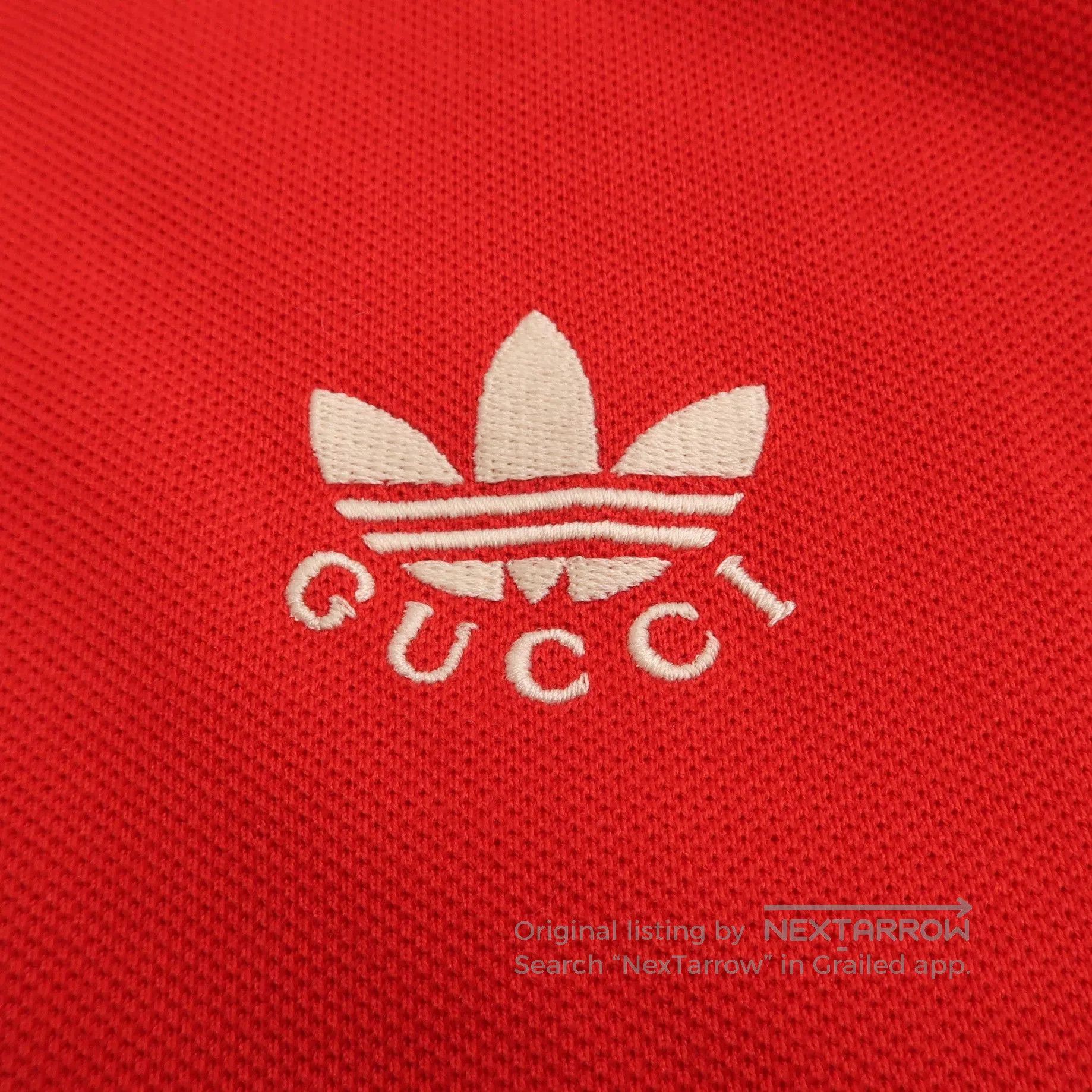 Gucci Gucci x Adidas Cotton Collared Logo T. Size US XS / EU 42 / 0 - 1 Thumbnail