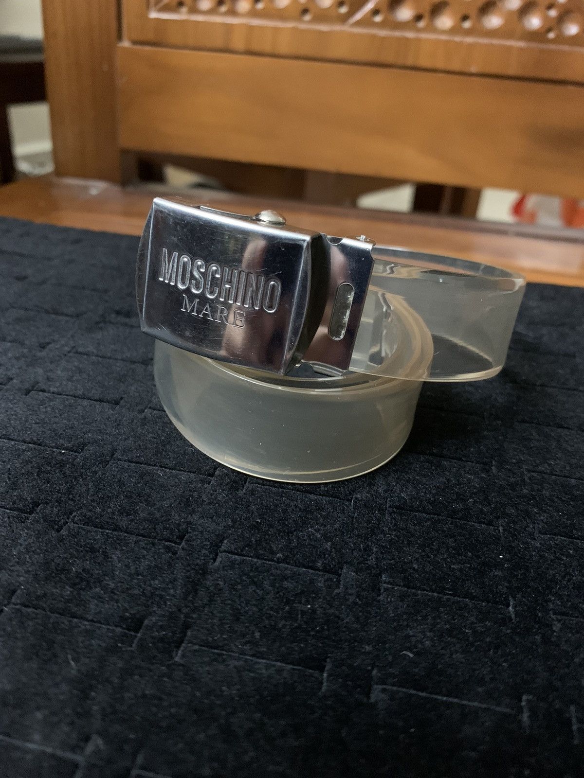 Moschino Moschino classic transparent belt Size ONE SIZE - 2 Thumbnail