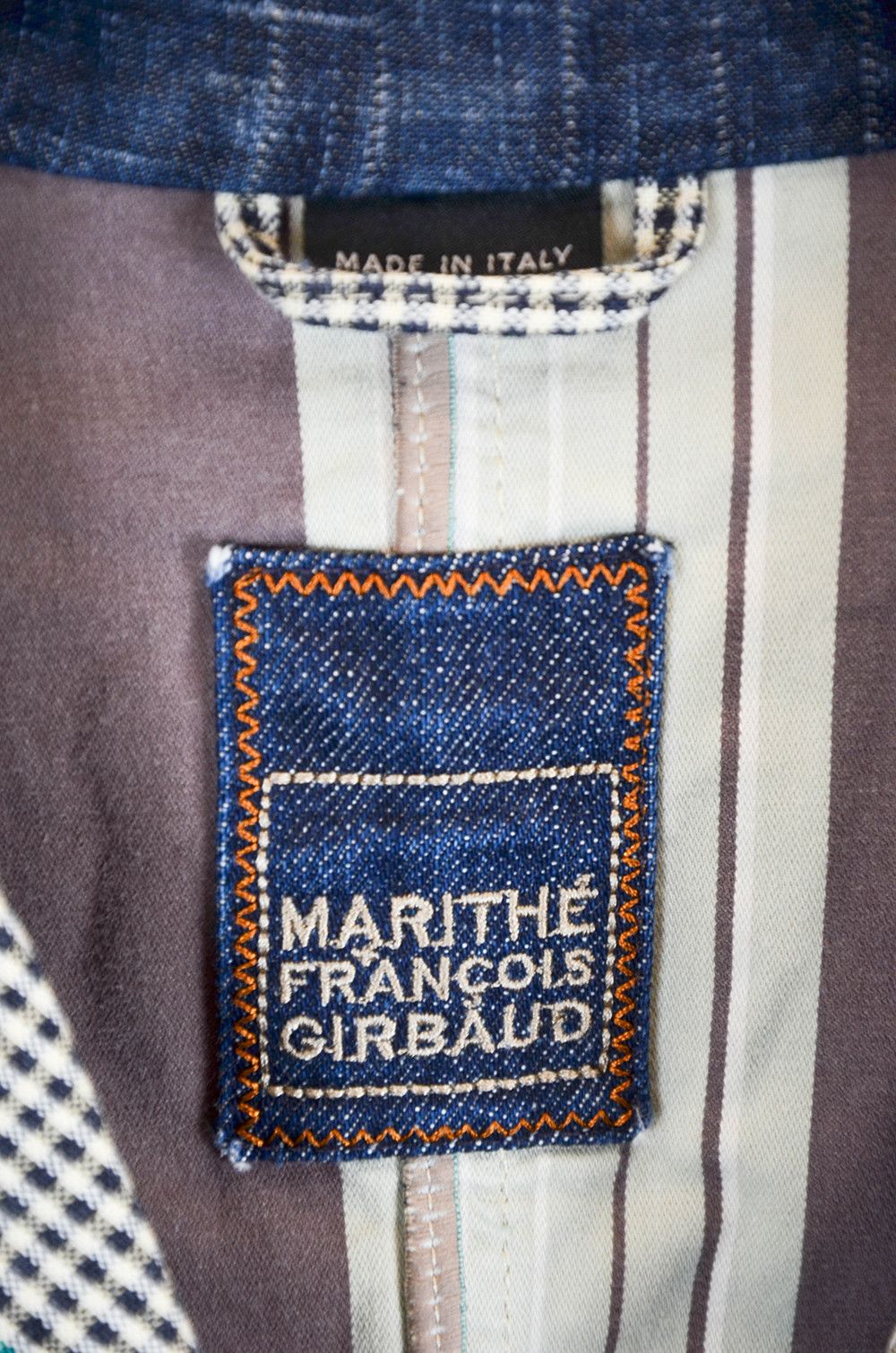 Marithe + Francois Girbaud Marithe Francois Girbaud Patchwork Linen Blazer – Size 38 Size XS / US 0-2 / IT 36-38 - 8 Thumbnail