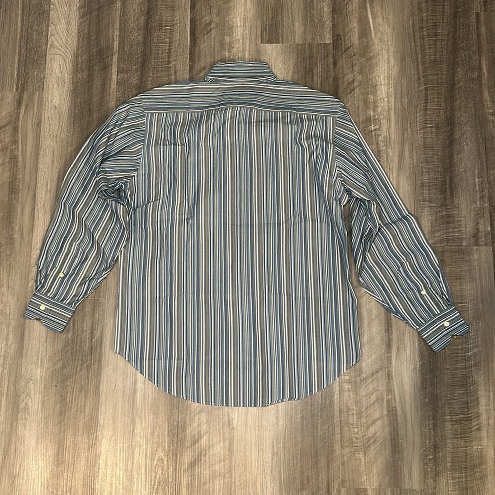 Tailorbyrd Tailorbyrd Striped Long Staple 2-Ply Yarn Long Sleeve - Med Size US M / EU 48-50 / 2 - 3 Thumbnail