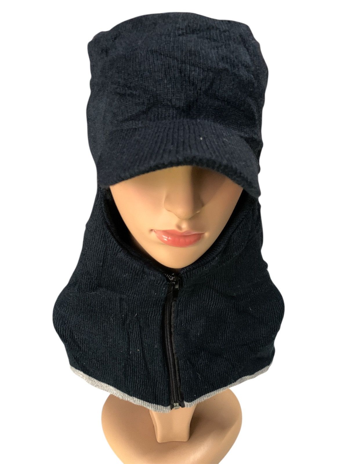 Japanese Brand × Kapital Winter Knitted Balaclava Beany Hat Zipper Up Size ONE SIZE - 1 Thumbnail