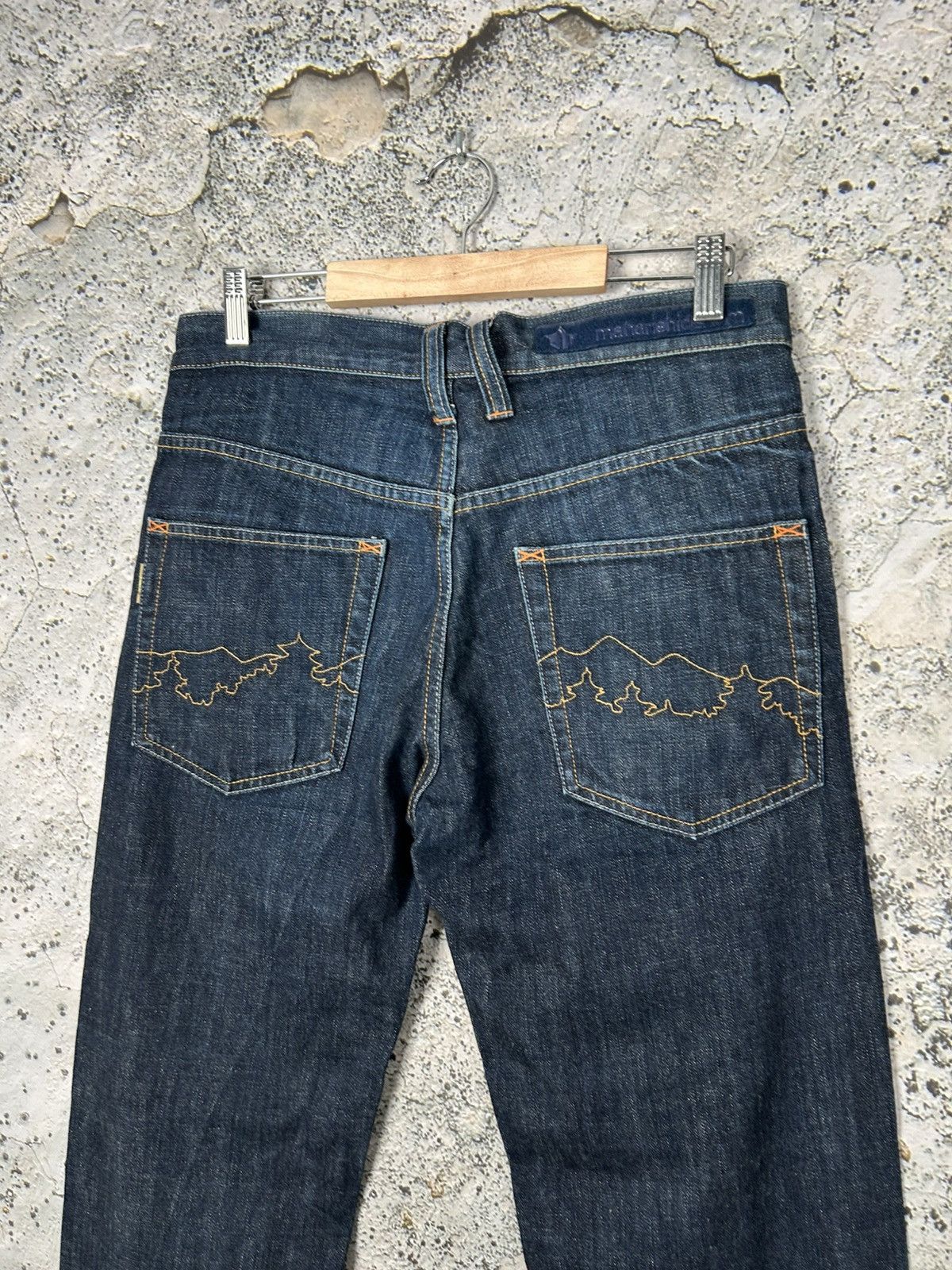 Japanese Brand Maharishi Denim Navy Raw Streetwear Vintage Japanese Grunge Size US 30 / EU 46 - 5 Thumbnail