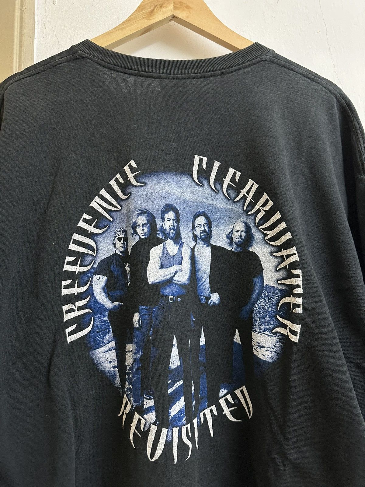 Band Tees Vintage 90's Creedence Clearwater Revival Distressed Tees Size US XXL / EU 58 / 5 - 4 Thumbnail